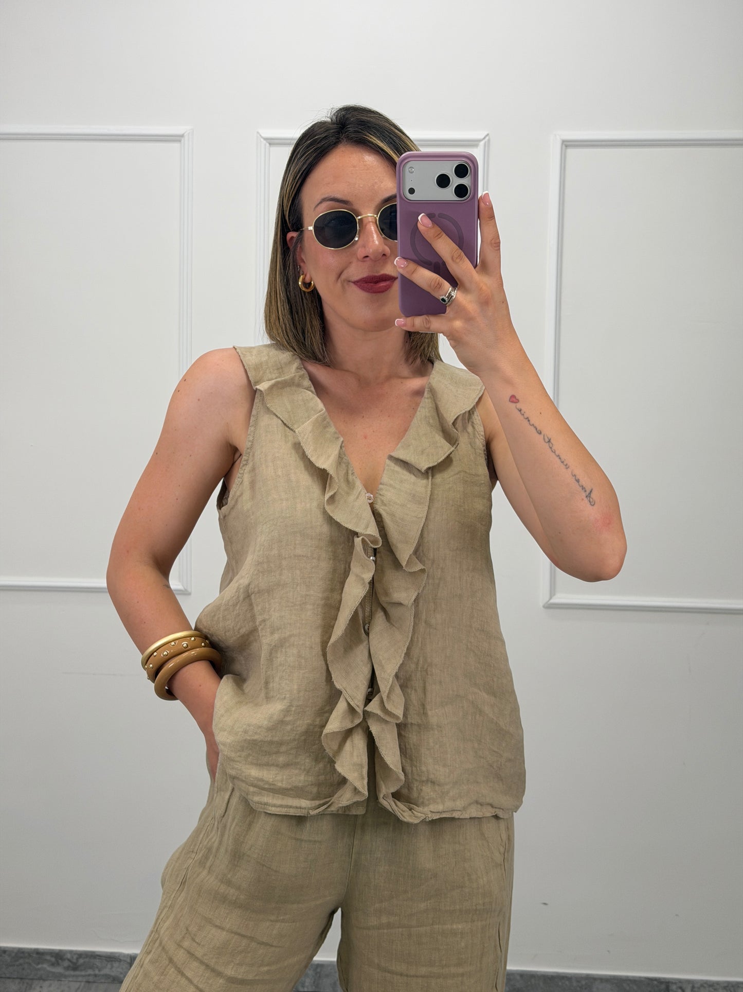 Blusa 100% Lino