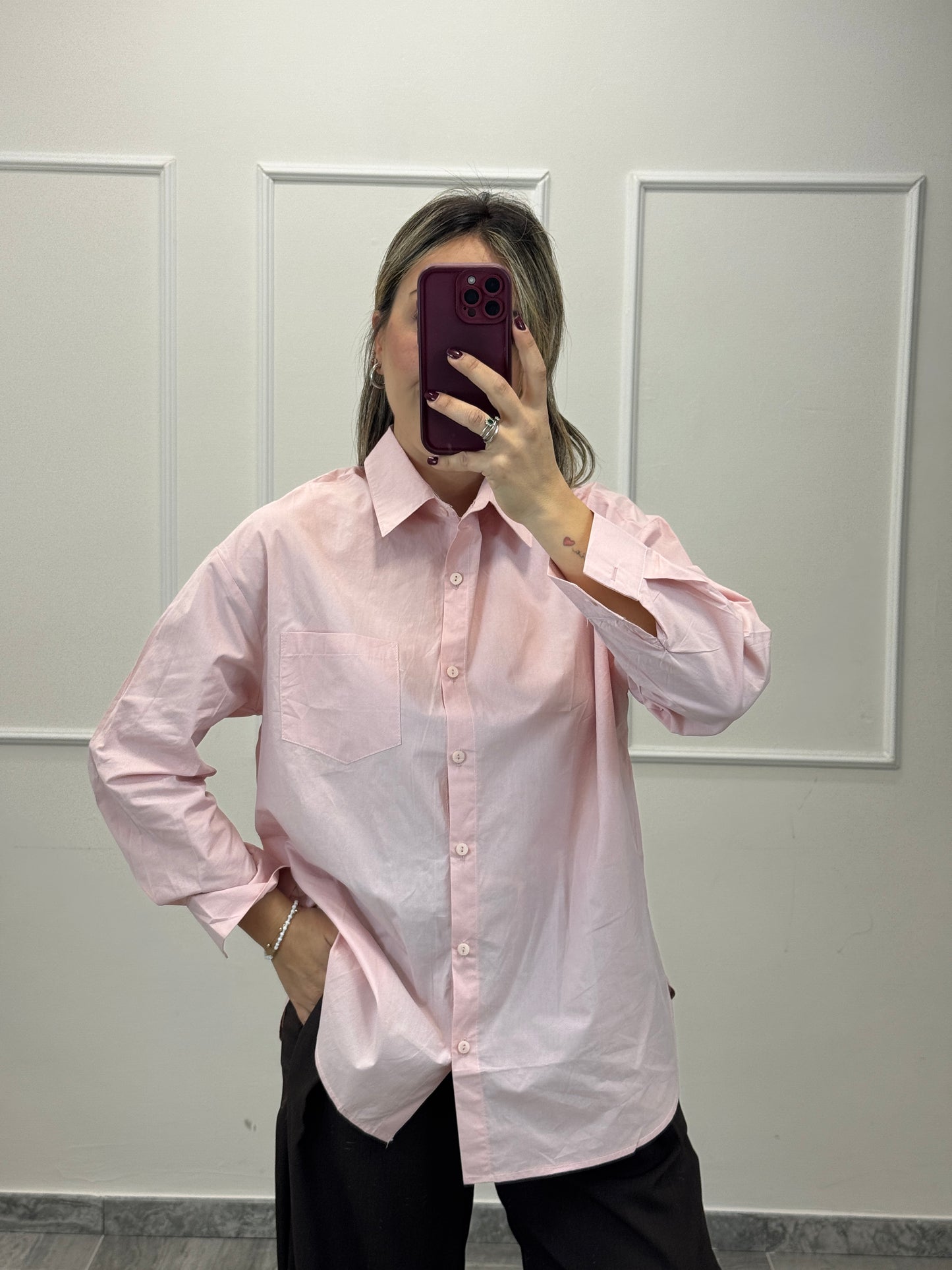 Camicia rosa