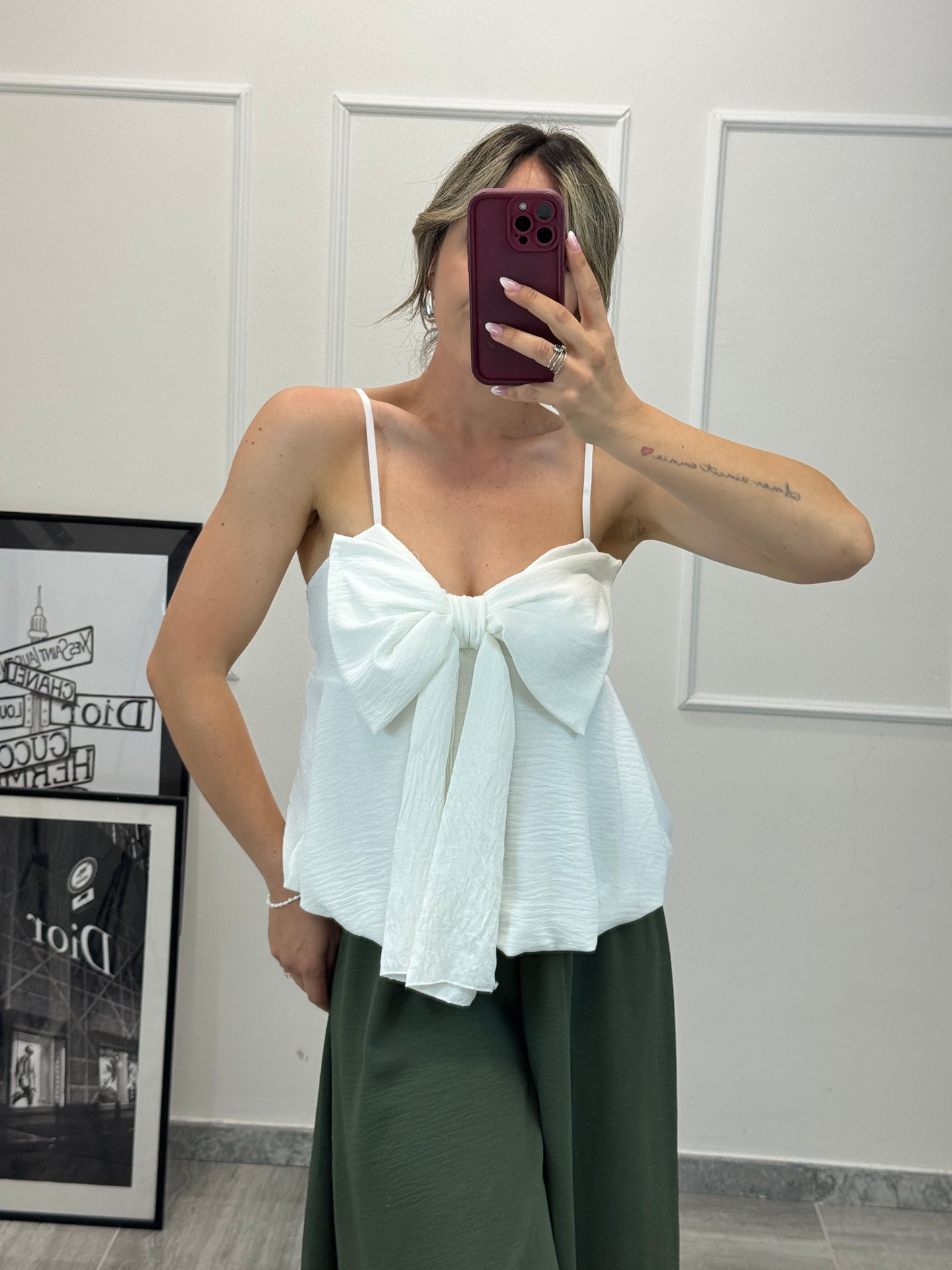 Top fiocco