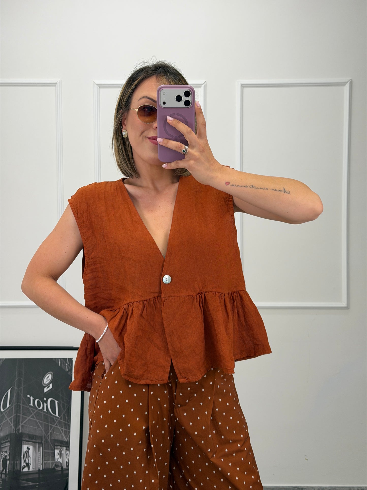 Blusa 100% Lino