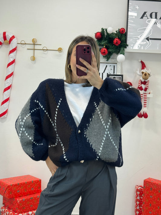 Cardigan rombi