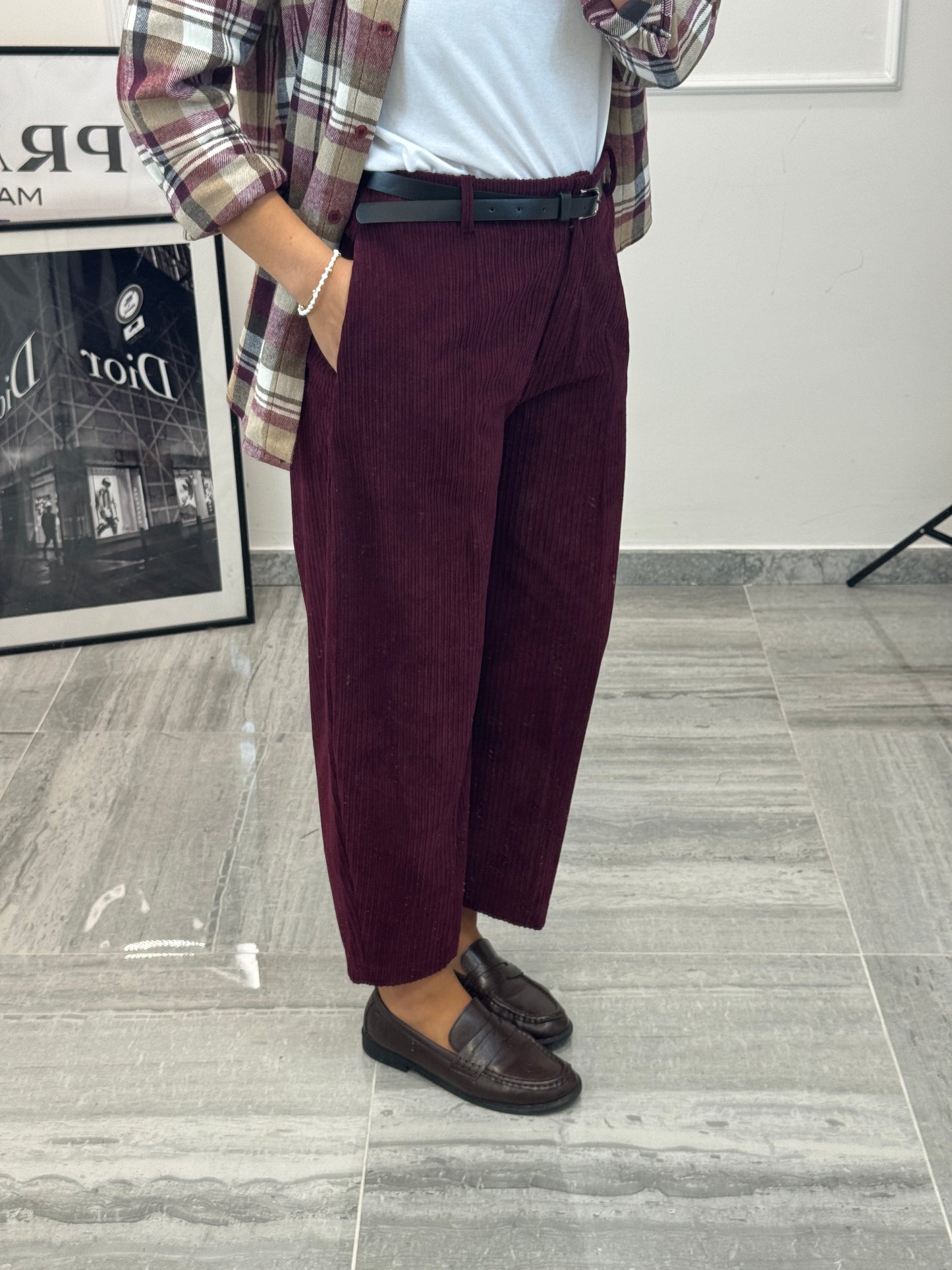 Pantalone JAPAN velluto