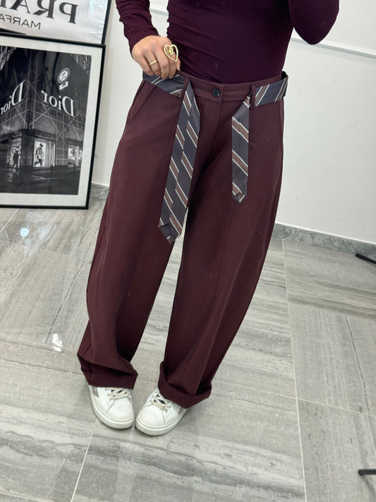 Pantalone cravatta