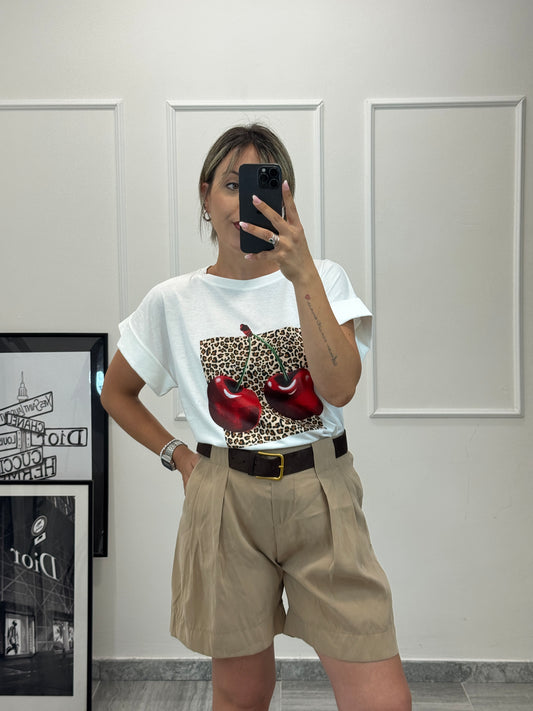 T-shirt cherry Leo