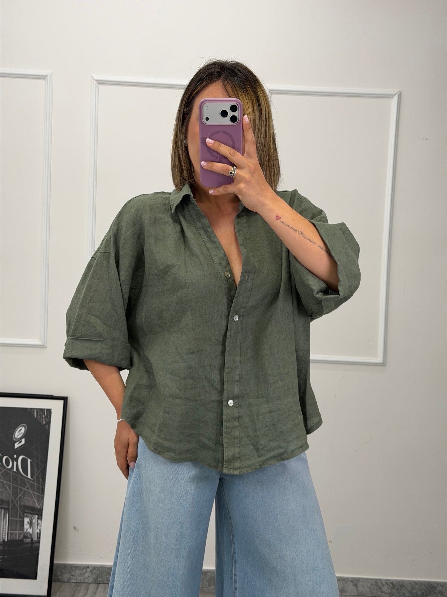 Camicia 100%LINO