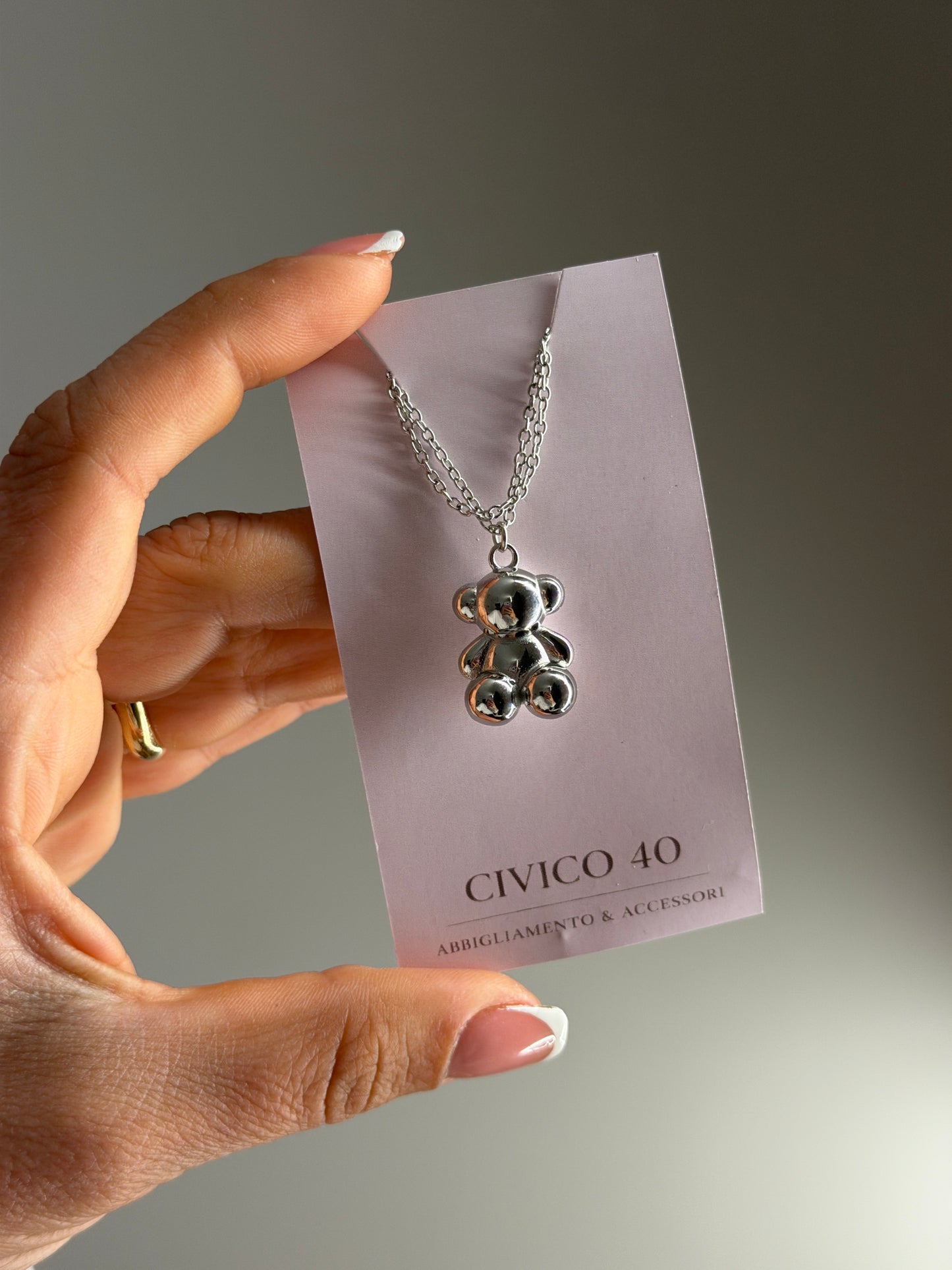 Collana teddy ciccio