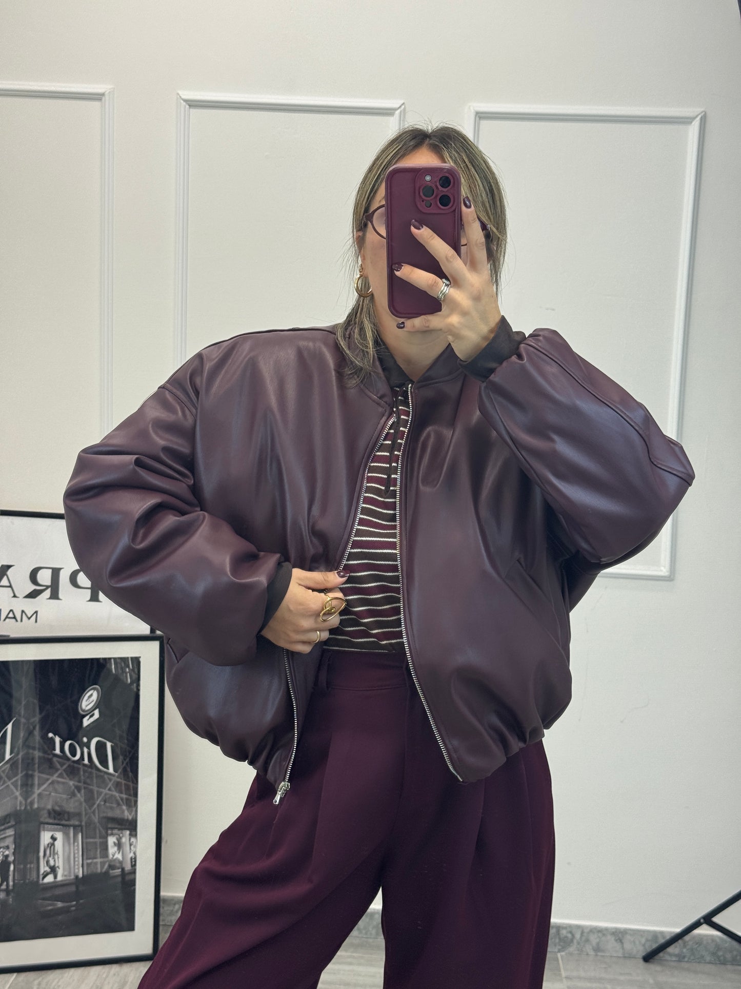 Bomber ecopelle
