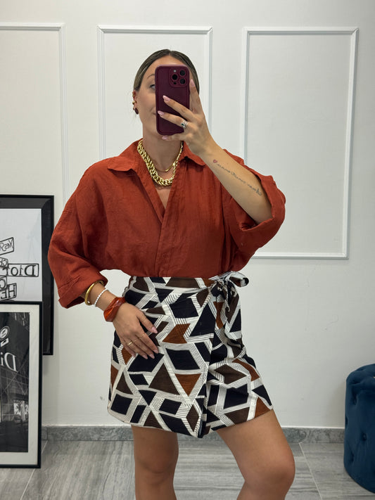 Camicia 100% lino
