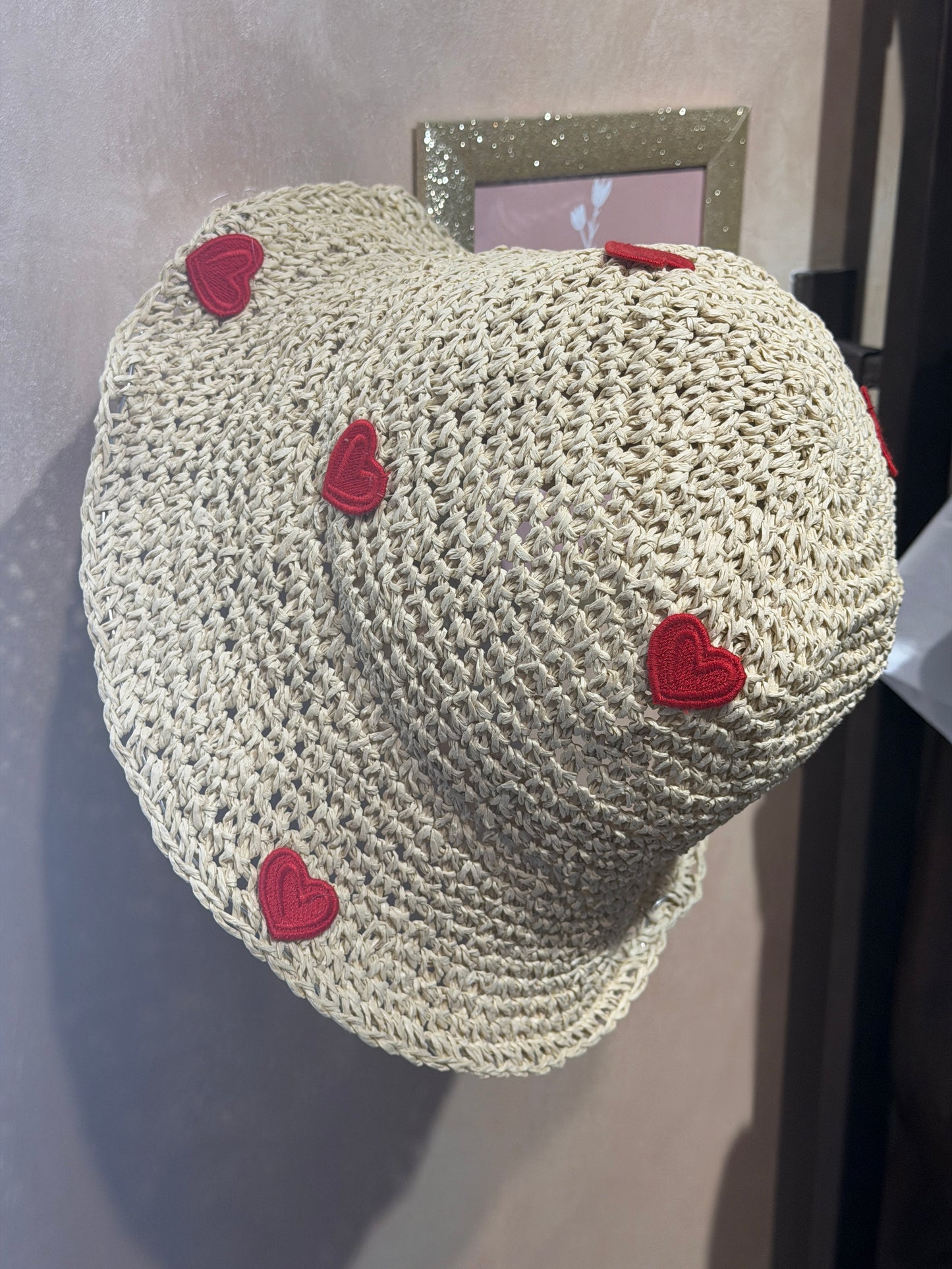 Cappello cuoricini