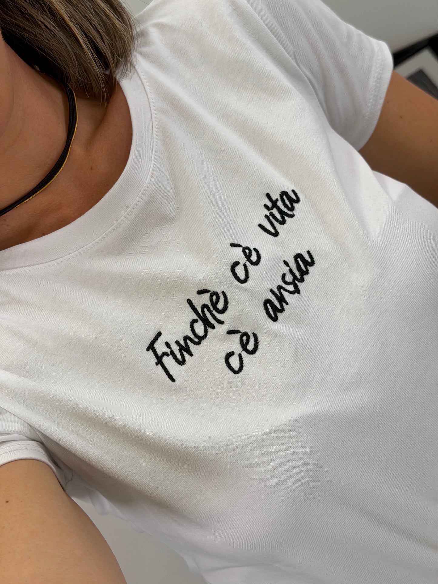 T-shirt “finché c’è vita c’è ansia”