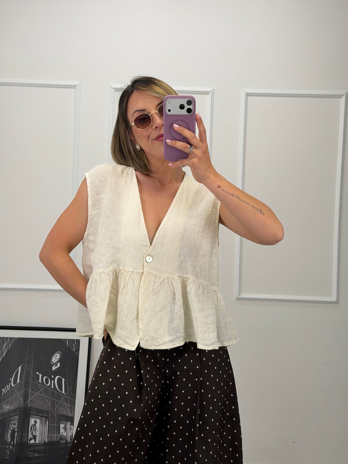 Blusa 100% Lino