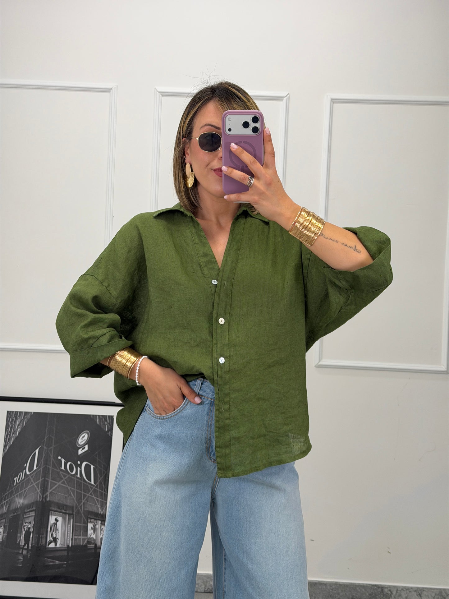 Camicia 100%LINO