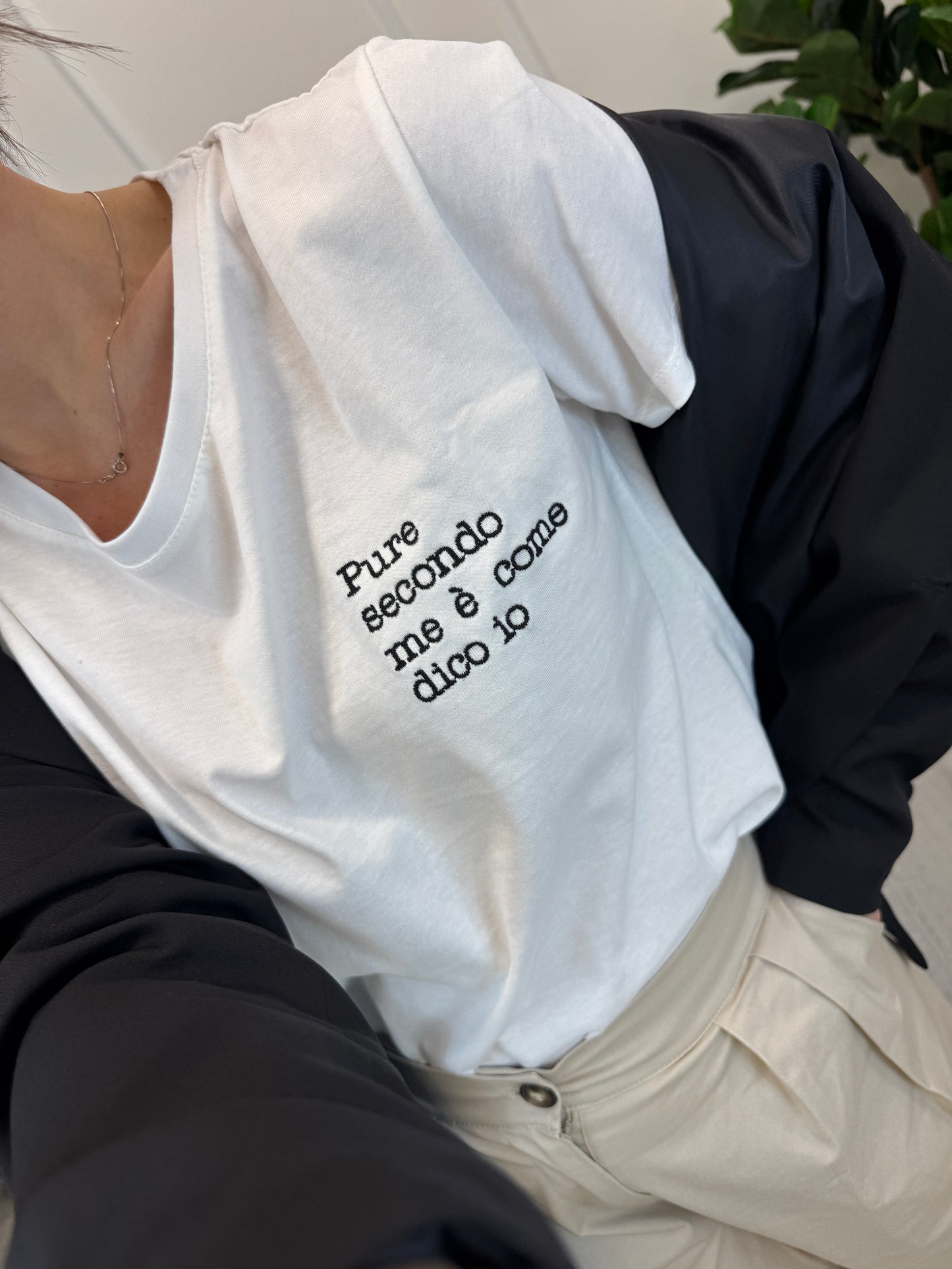 T-shirt “Pure secondo me”