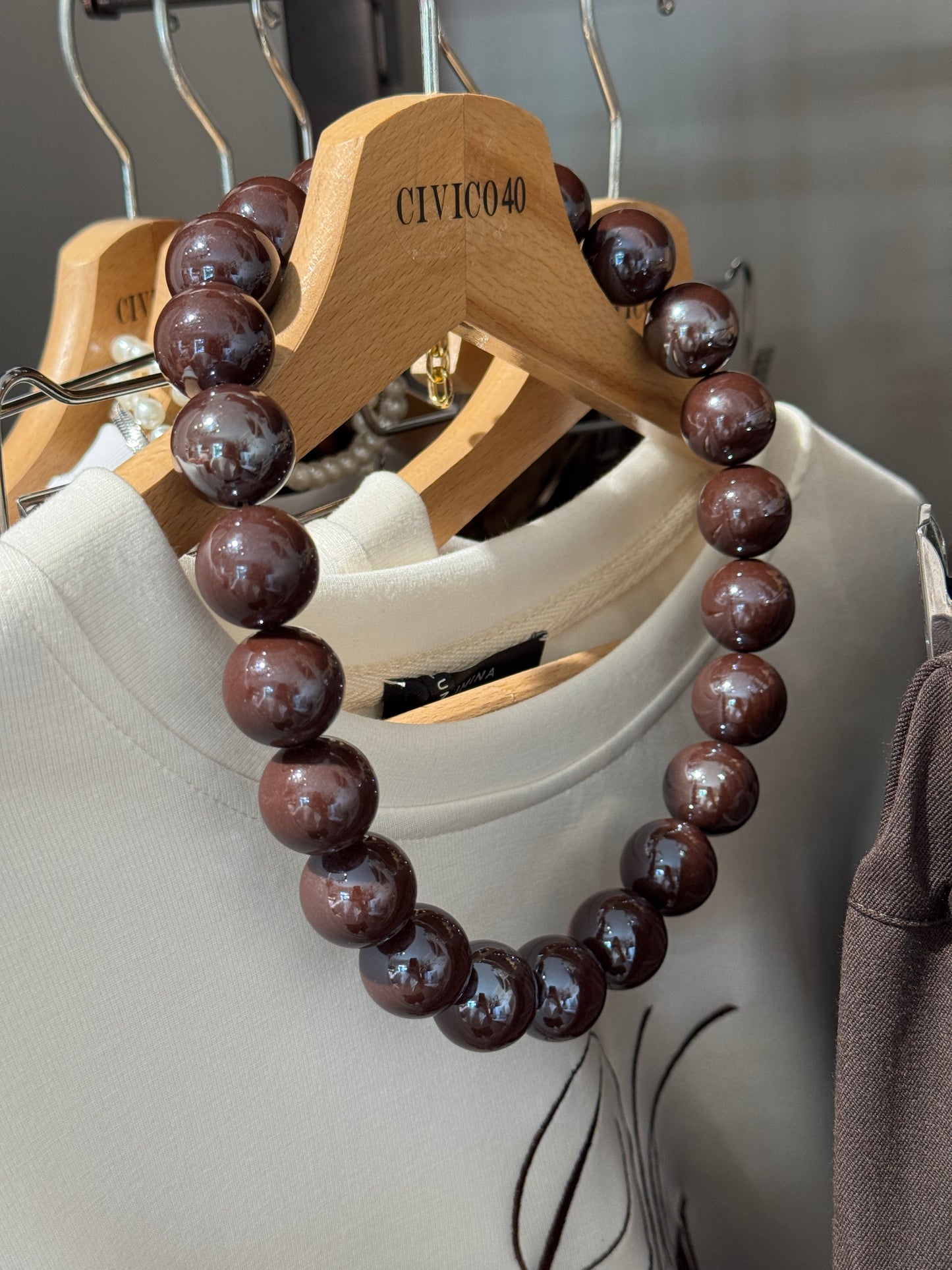 Collana cioccolata