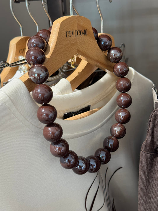 Collana cioccolata