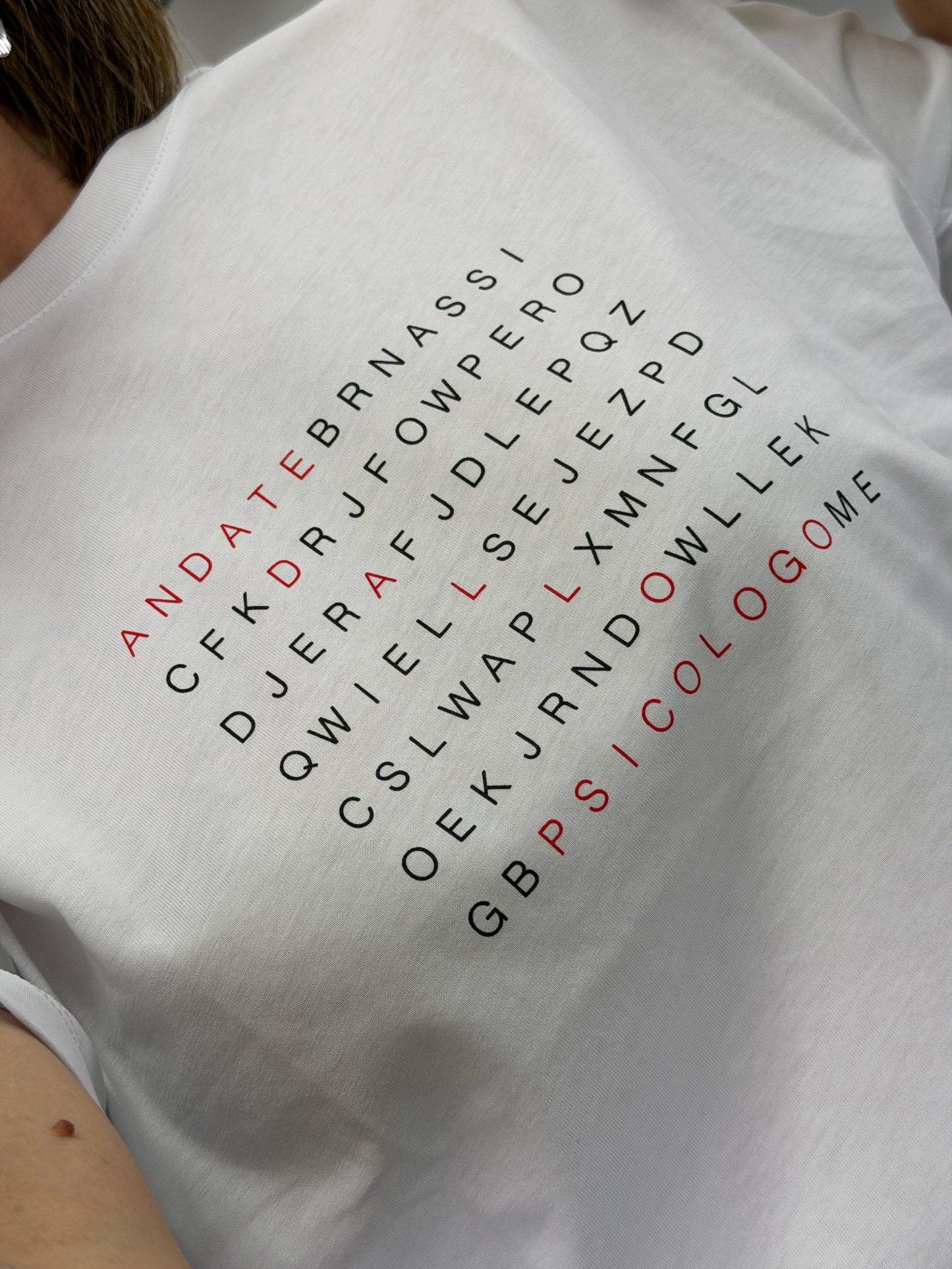 T-shirt “andate dallo psicologo” lumina
