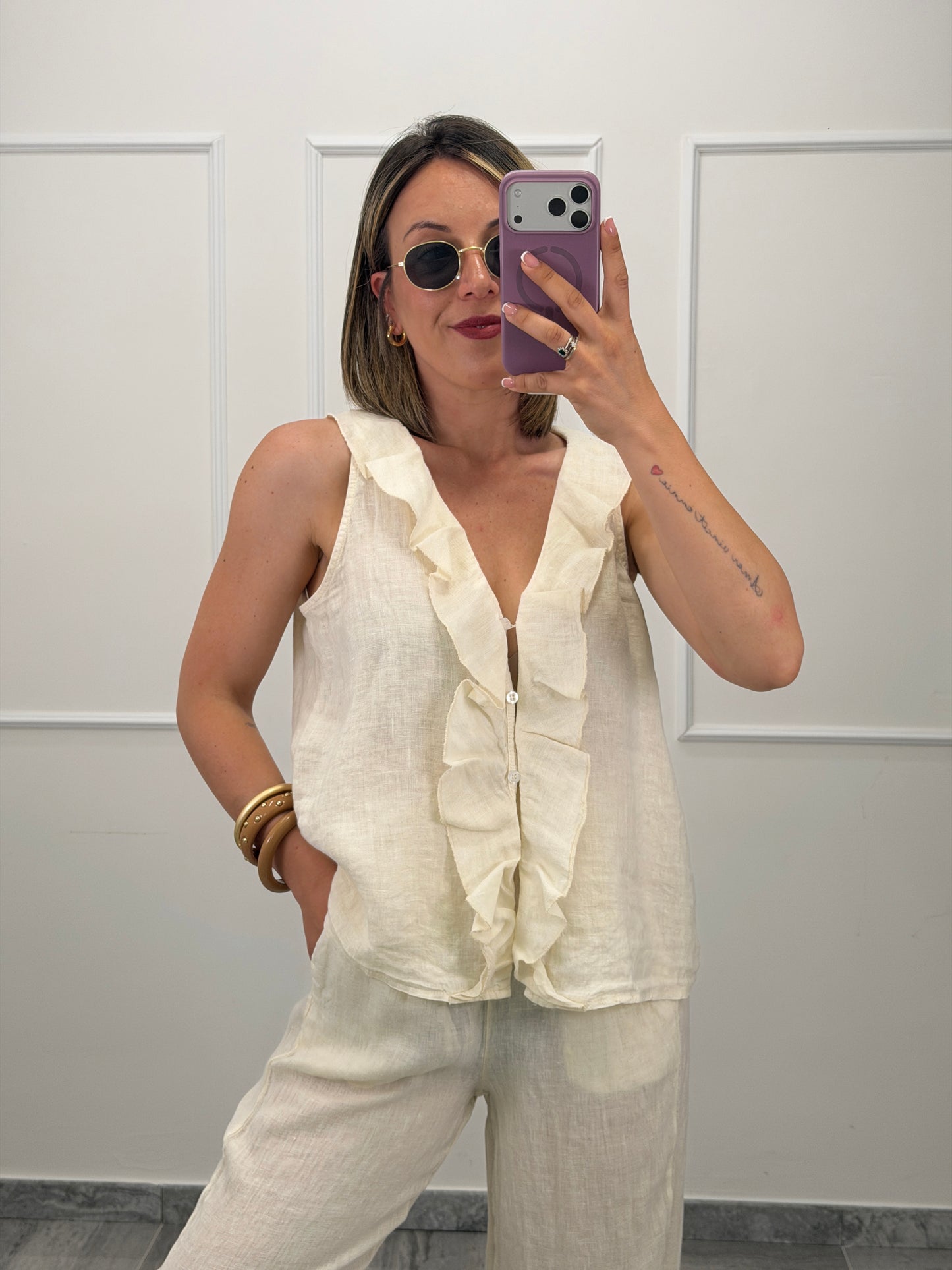 Blusa 100% Lino