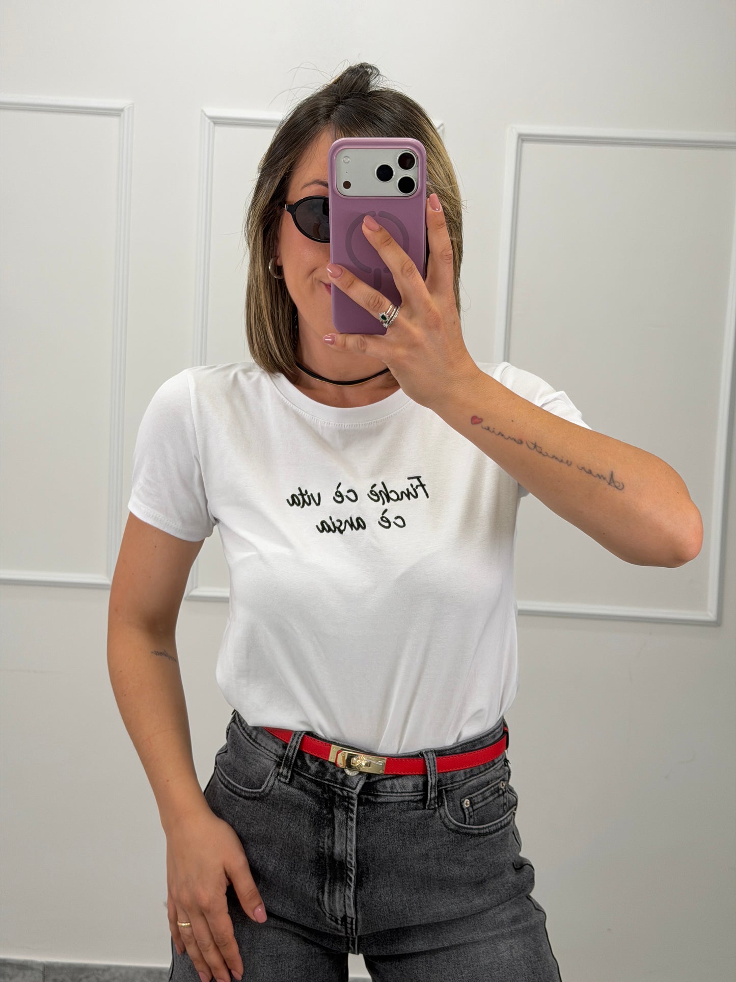 T-shirt “finché c’è vita c’è ansia”