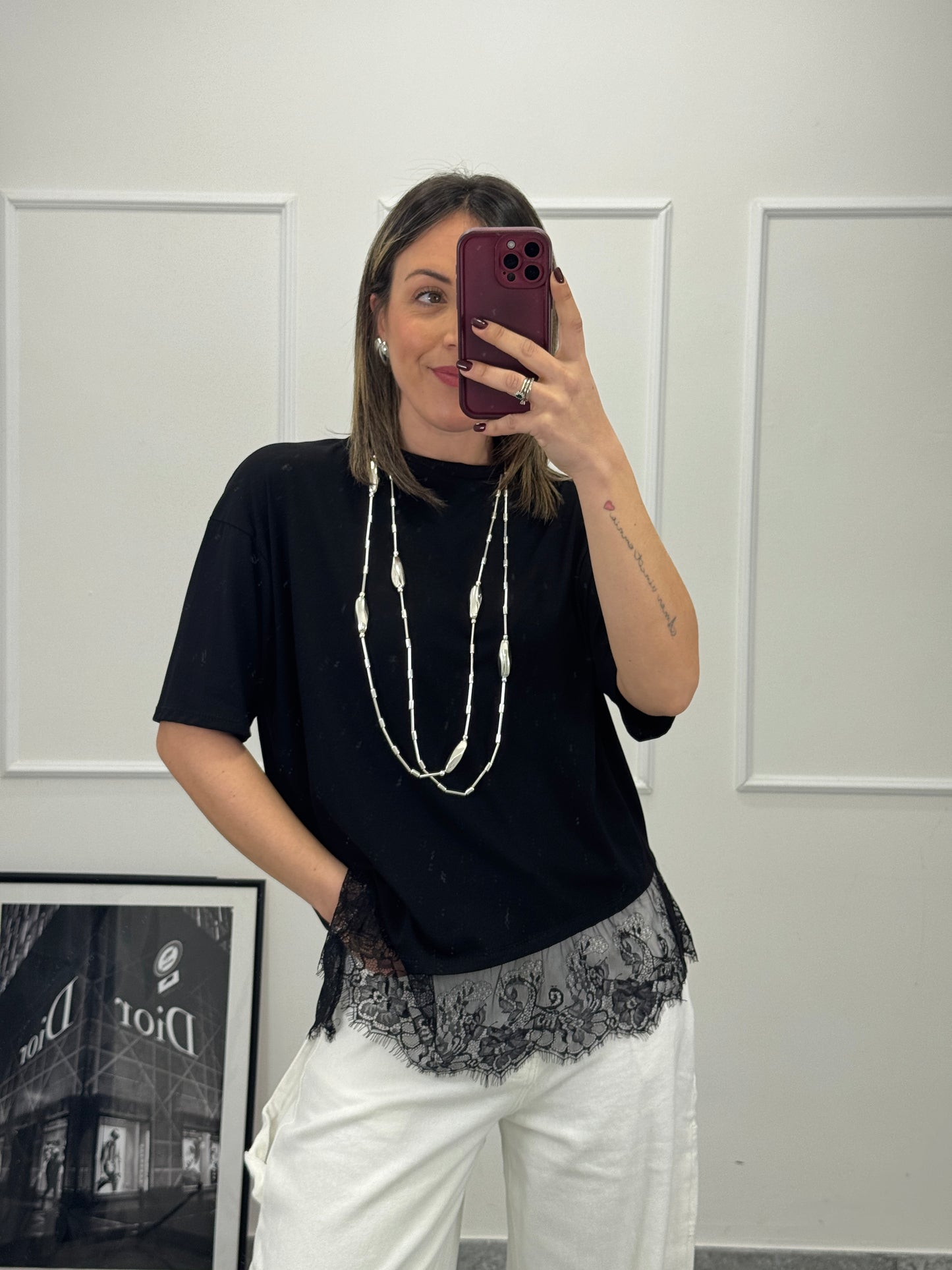 T-shirt pizzo