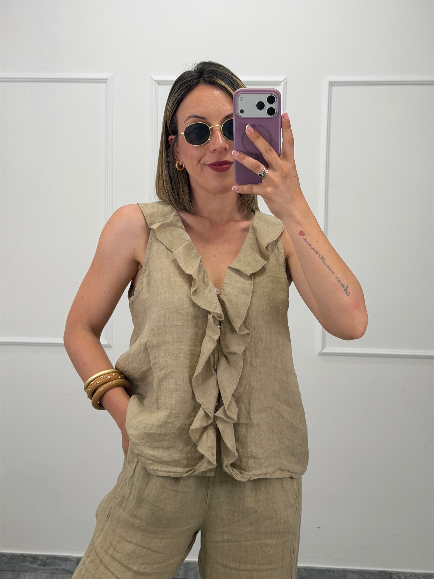 Blusa 100% Lino
