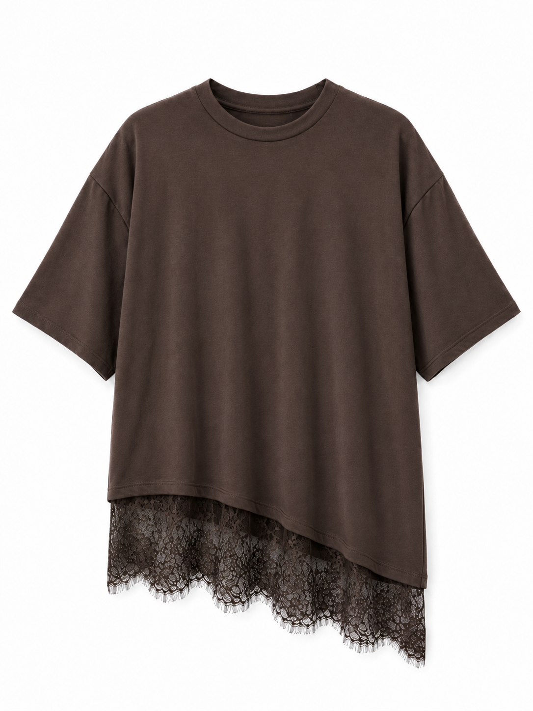 T-shirt donna in pizzo