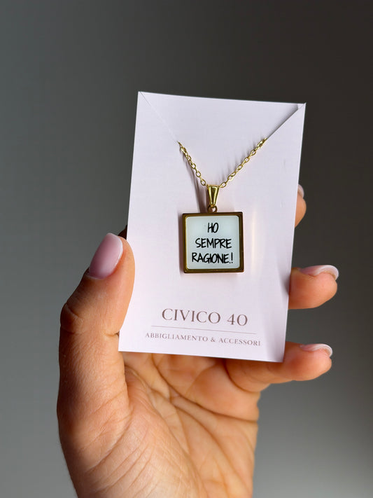 Collana “ho sempre ragione”