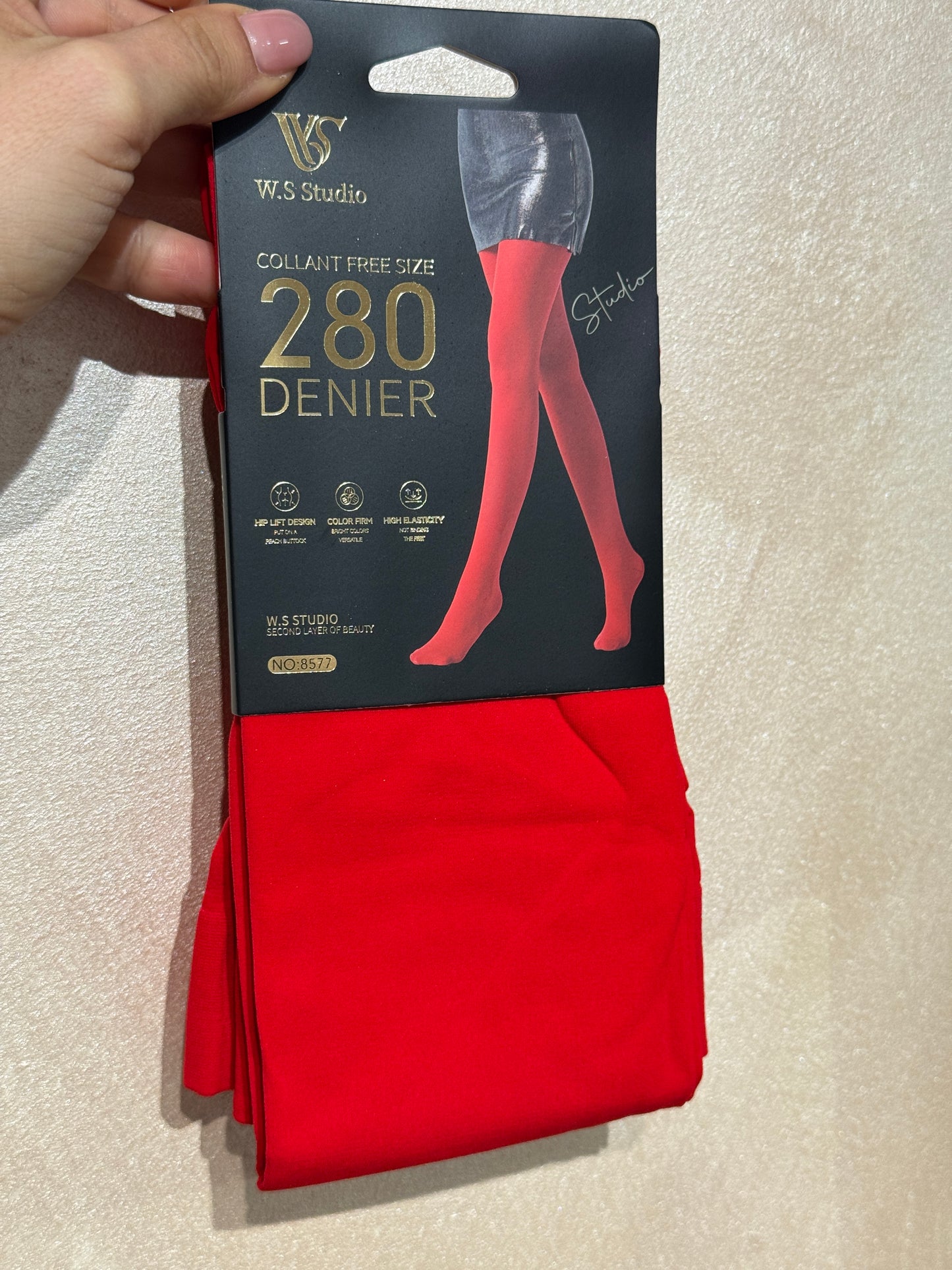 Calze rosse 280 den