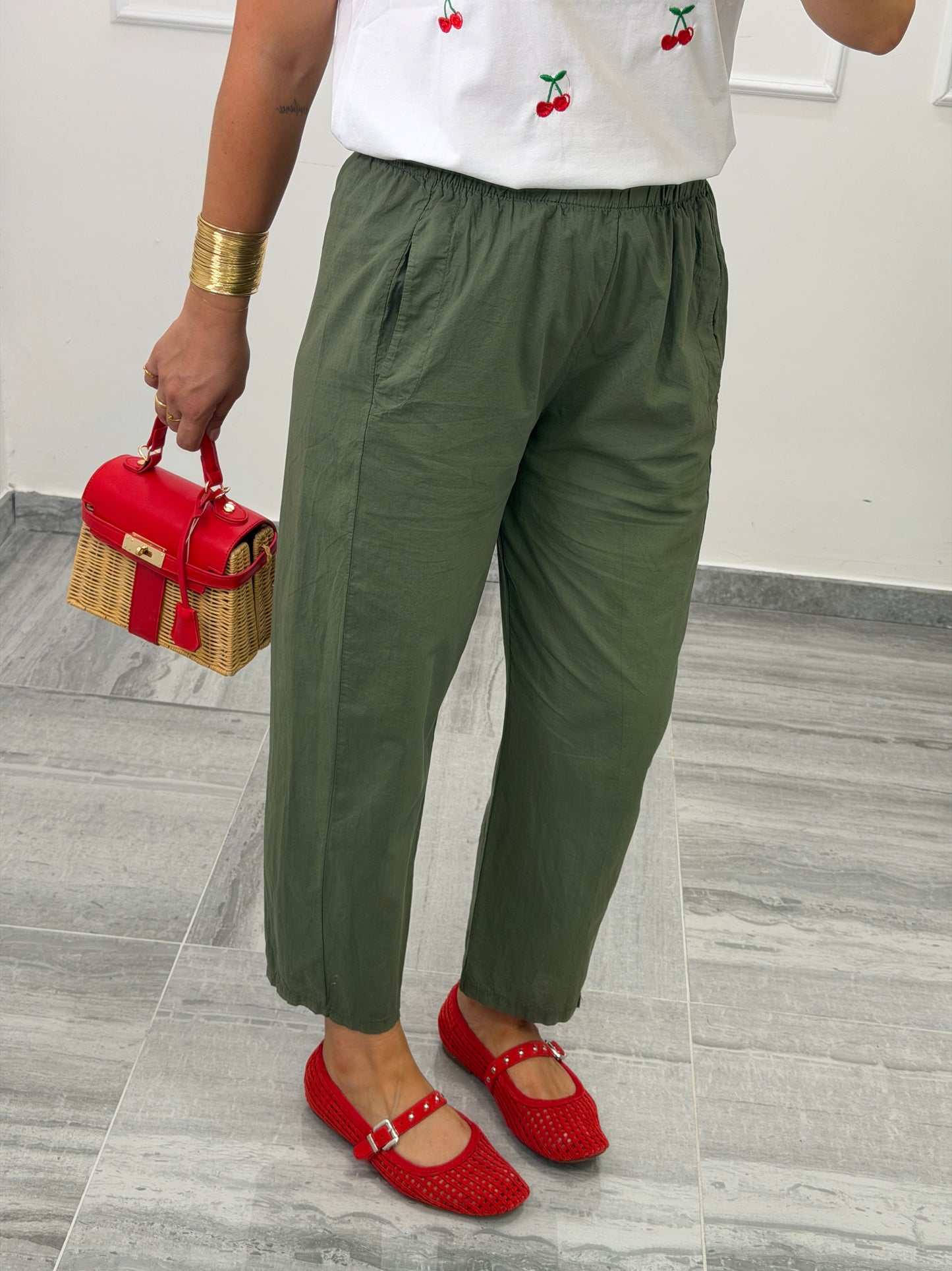 Pantalone mussola
