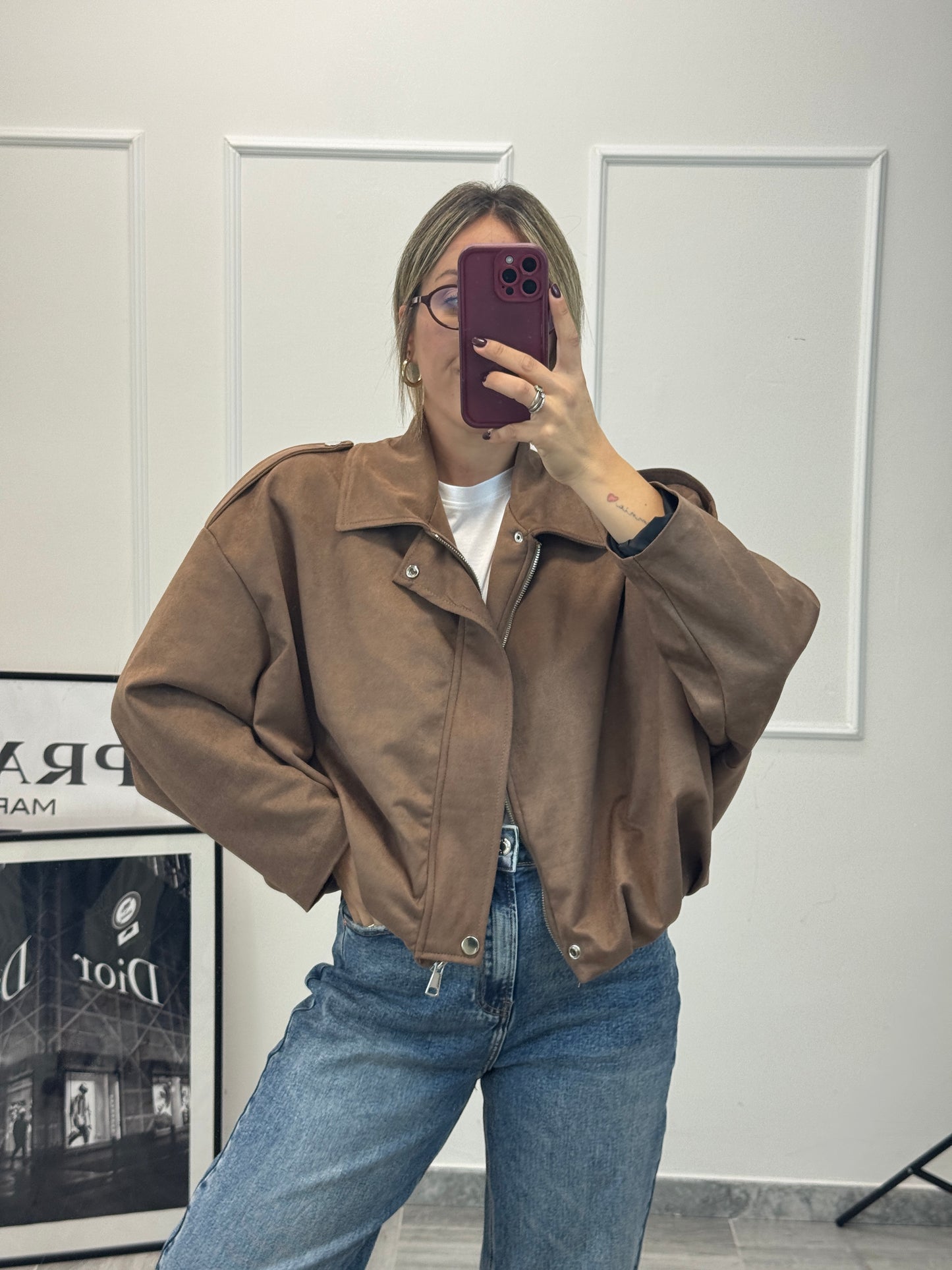 Bomber ECOSUEDE daino