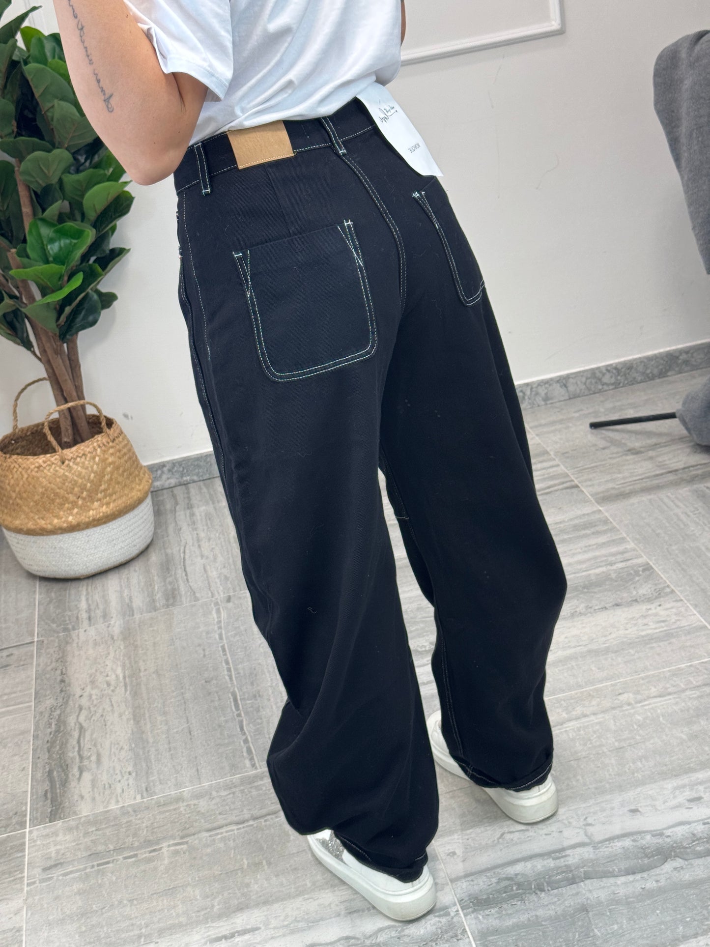 Jeans Banana Nero