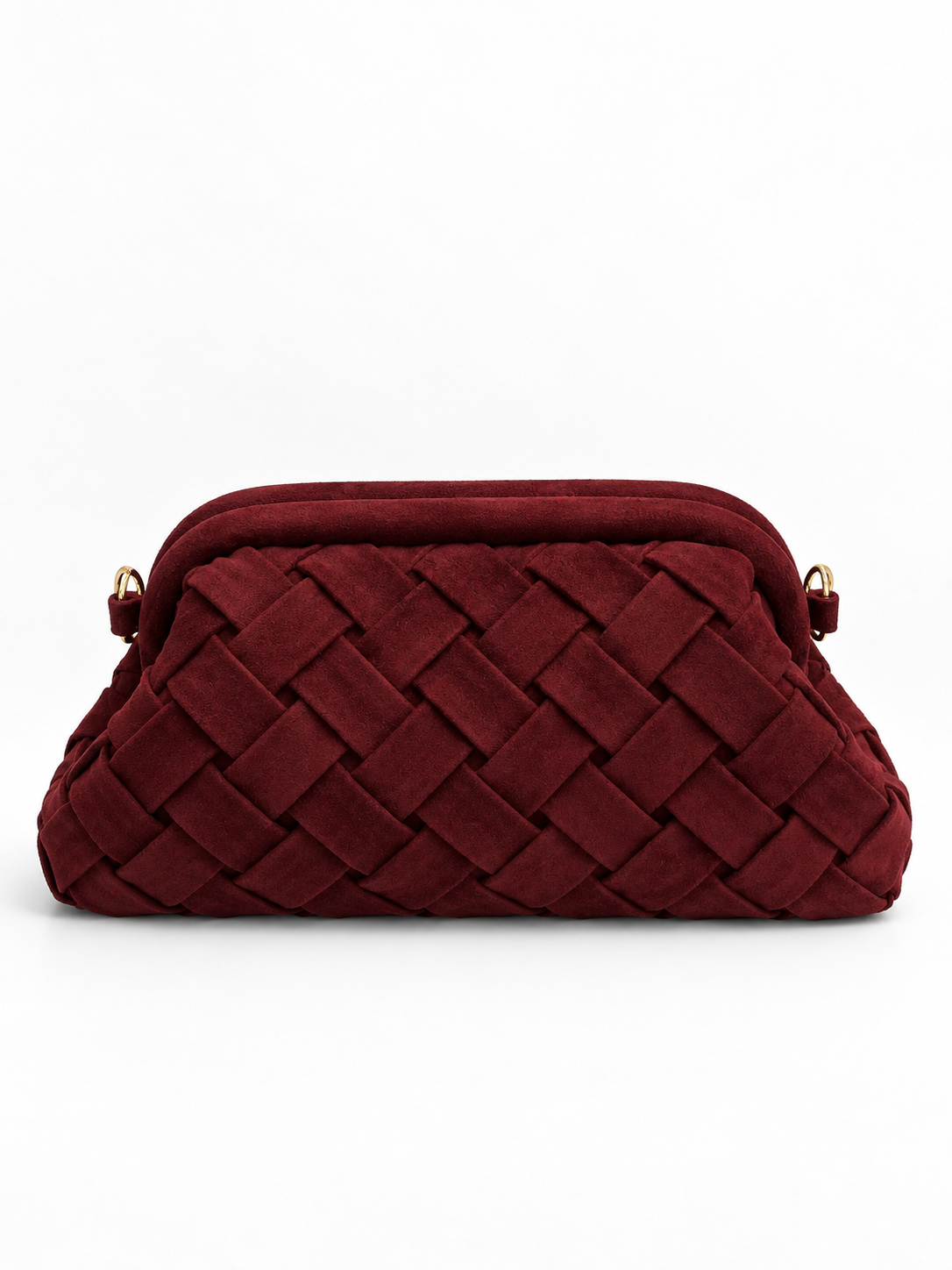 Clutch Ecosuede intreccio