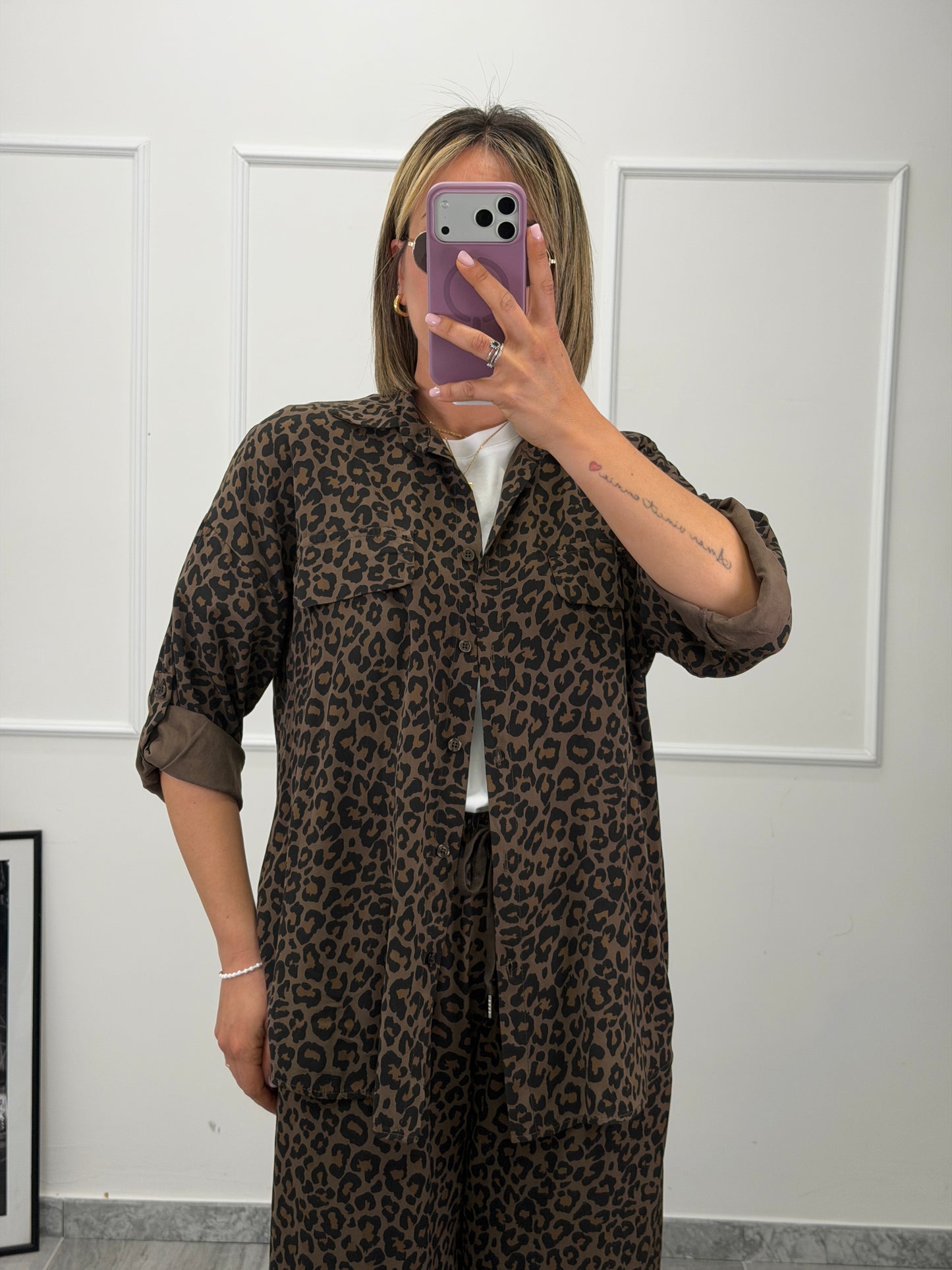 Camicia animalier