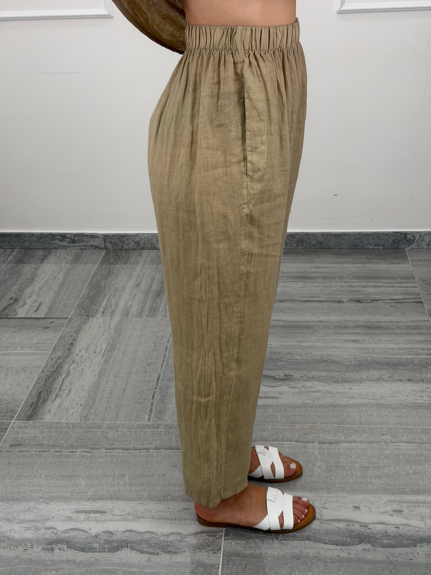Pantalone 100% Lino