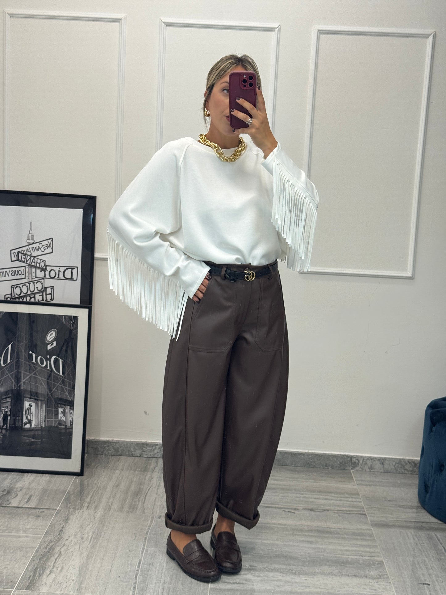 Pantalone Ecopelle