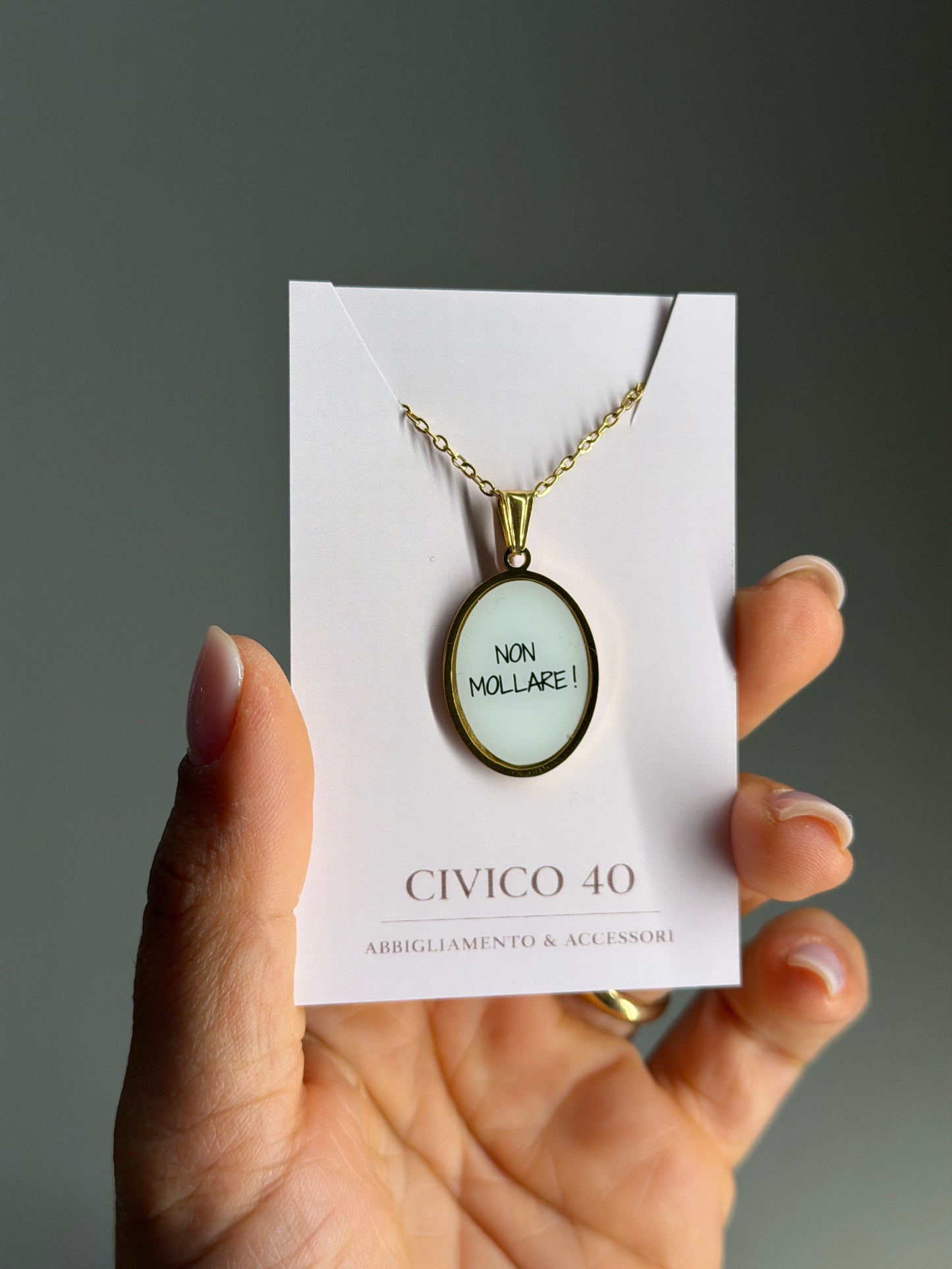 Collana “non mollare”