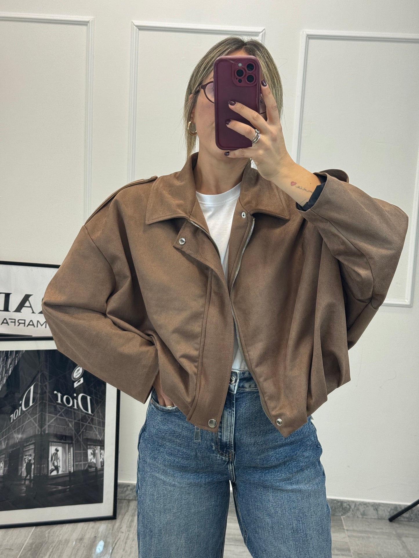 Bomber ECOSUEDE daino