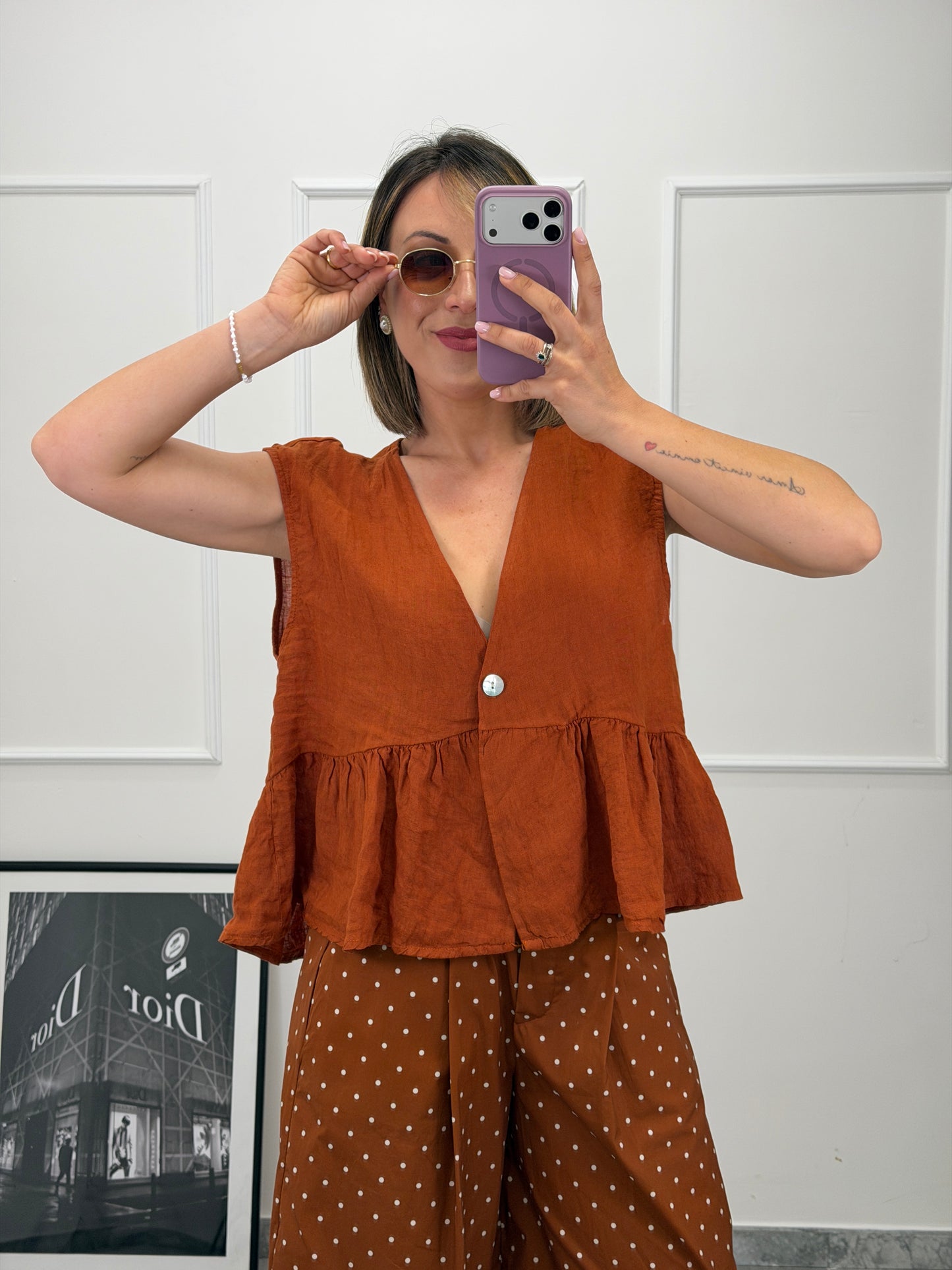 Blusa 100% Lino