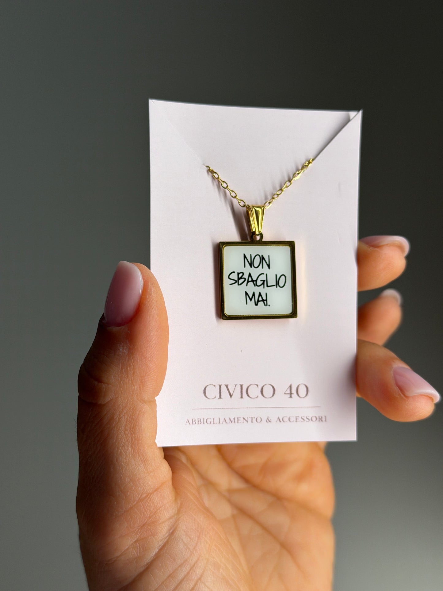 Collana “non sbaglio mai”
