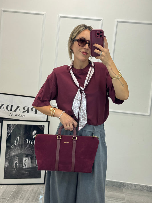 Bag eco camoscio