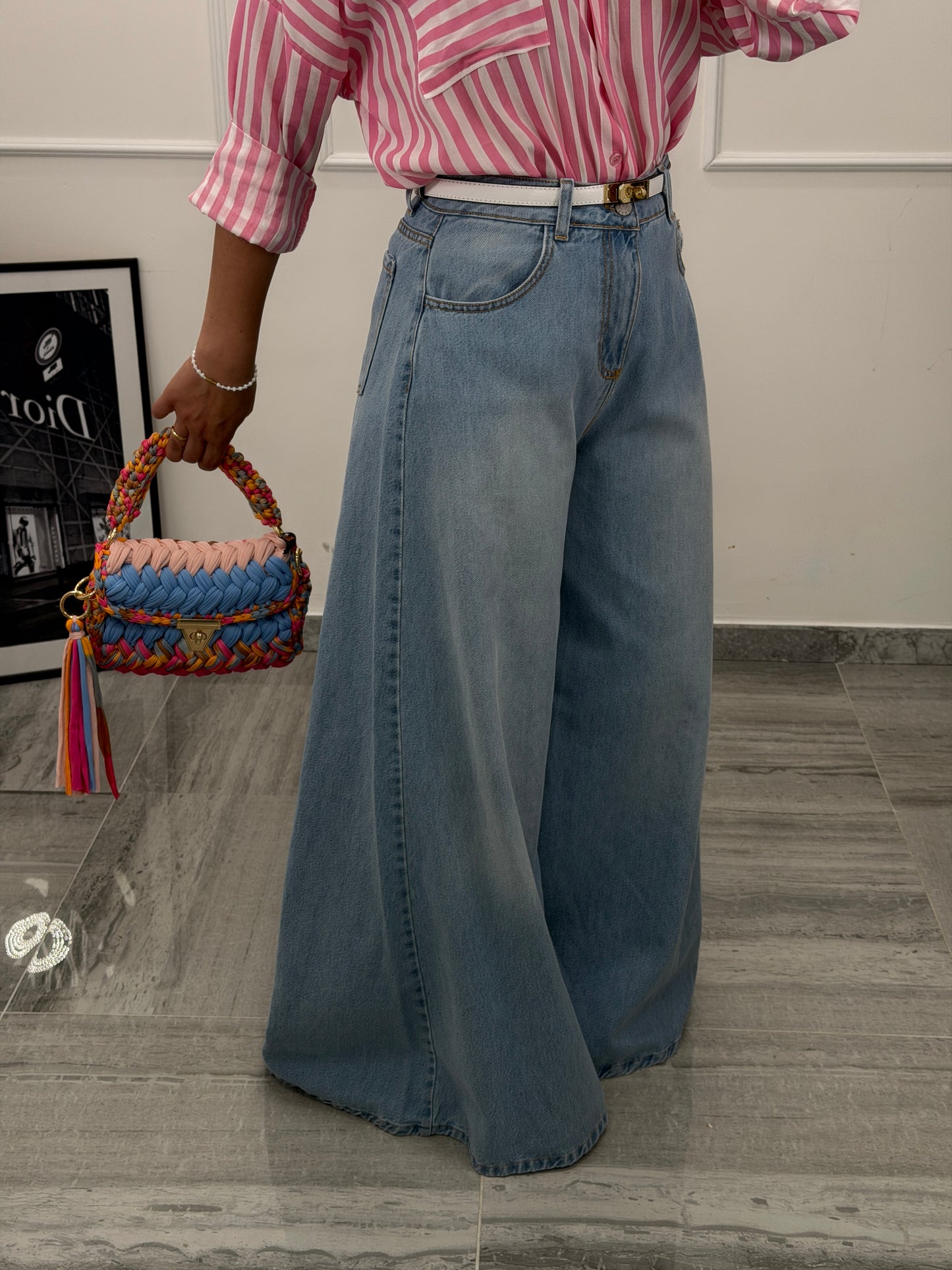 Jeans maxi zampa