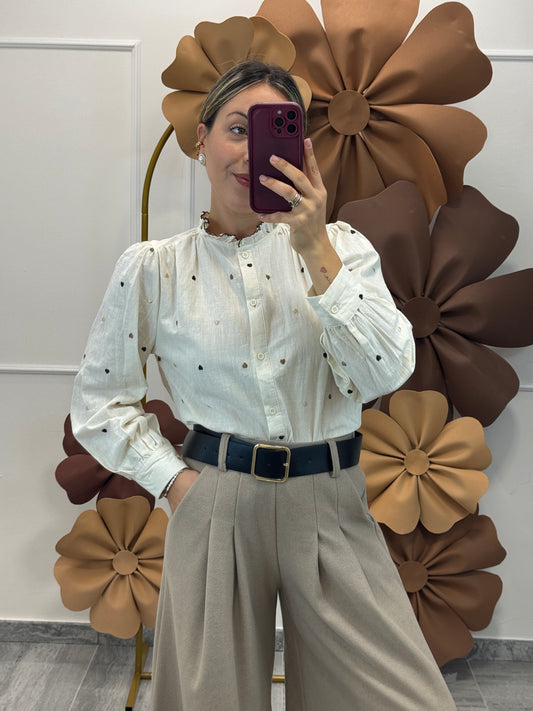 Camicia cuoricini