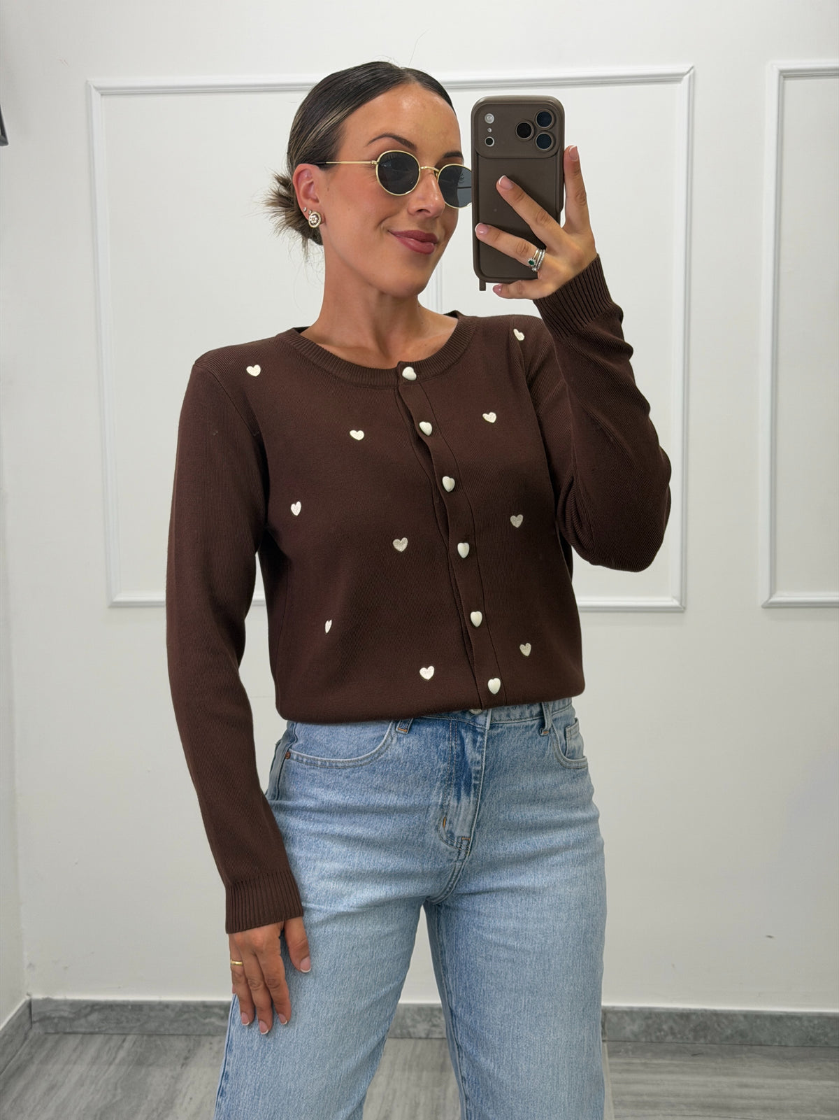 Cardigan cuoricini