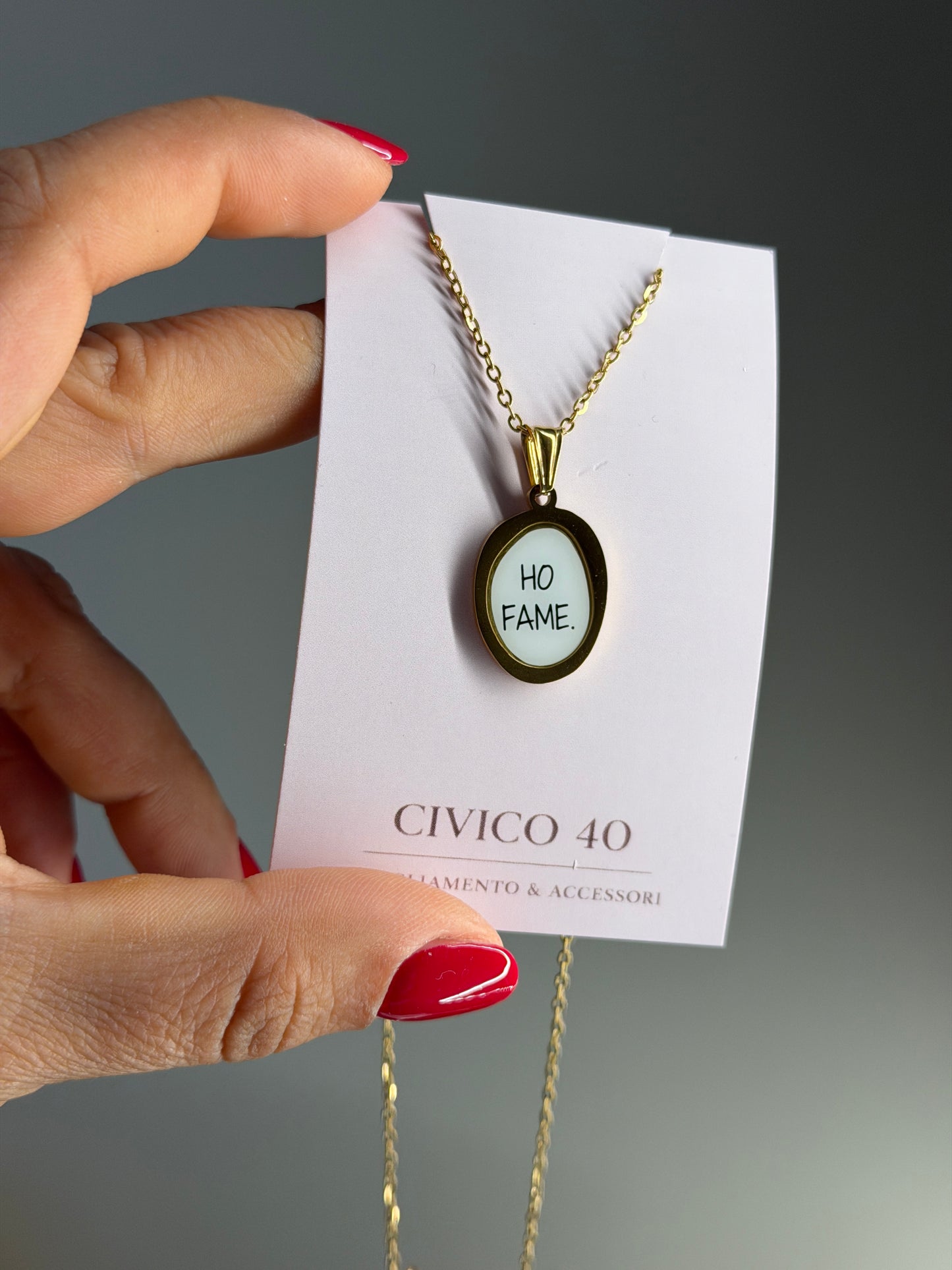 Collana “ho fame”