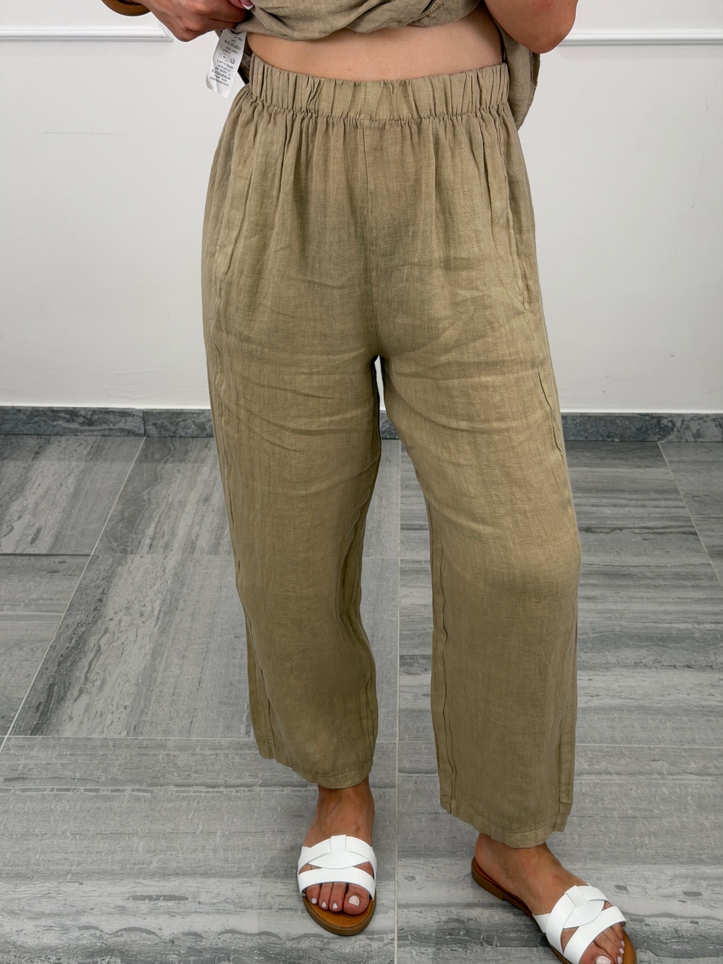 Pantalone 100% Lino