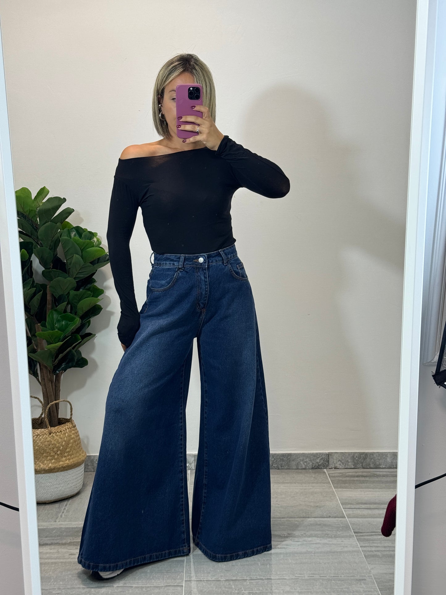 Jeans Maxi zampa