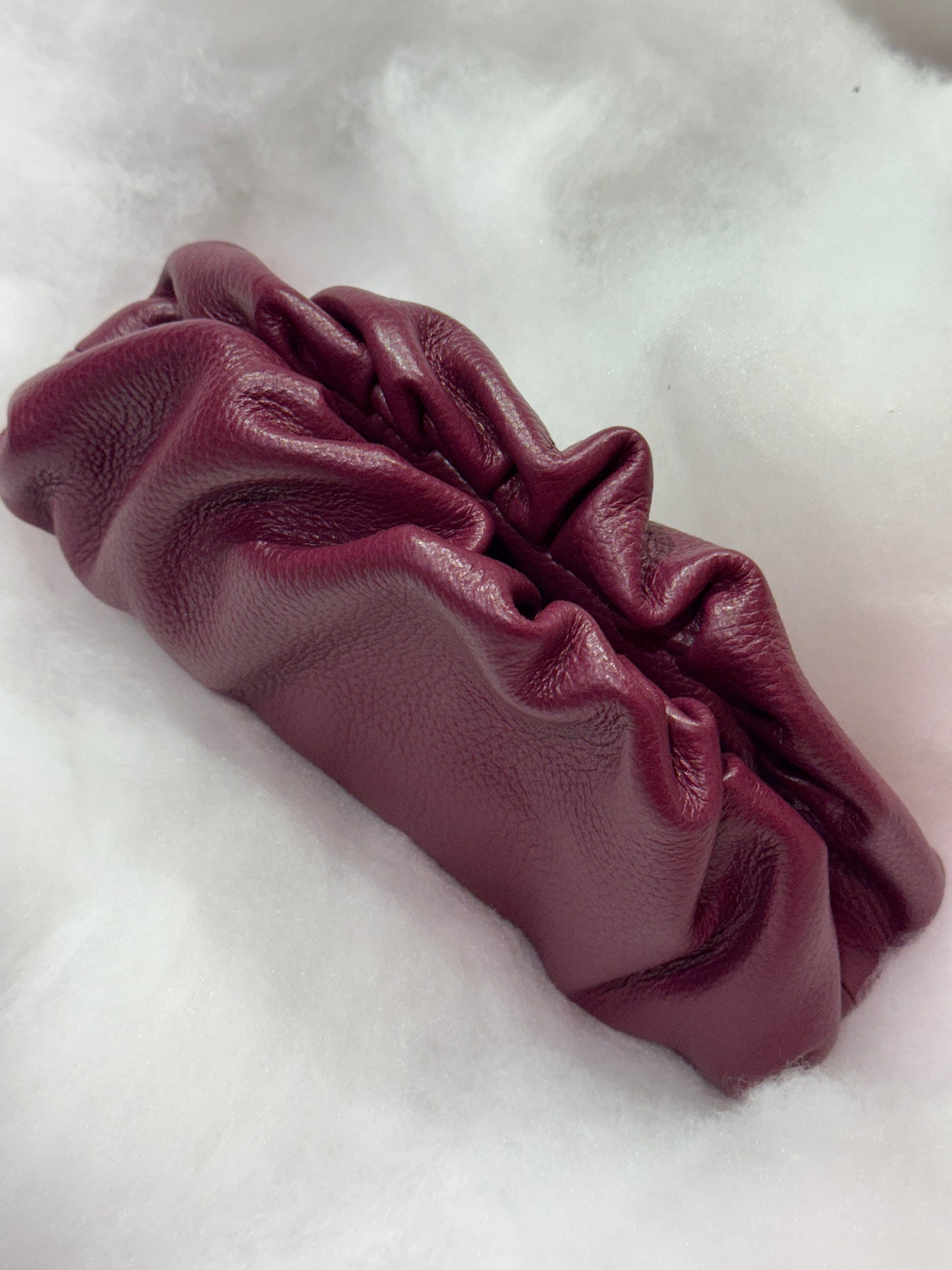 Mini clutch vera pelle