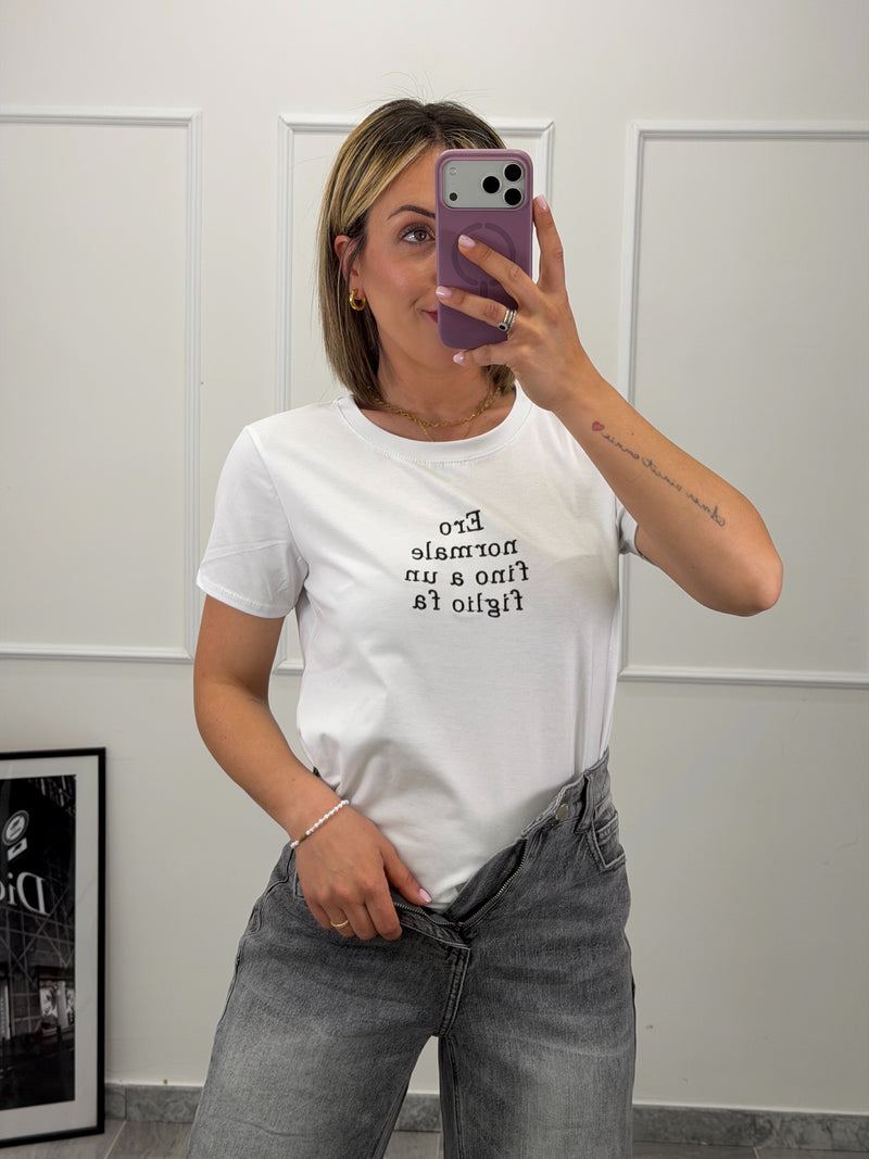 T-shirt “ero normale fino a un figlio fa”