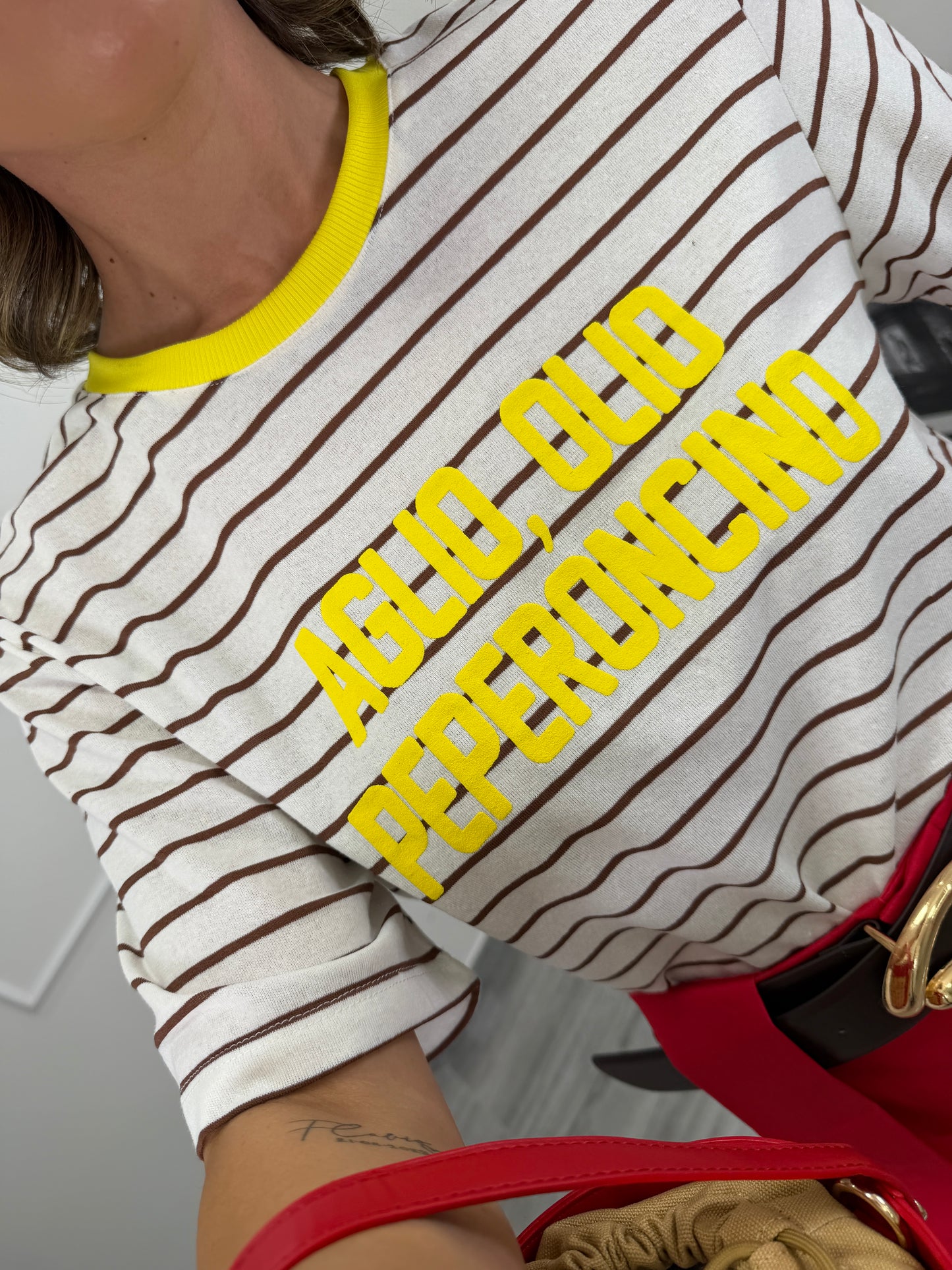 T-shirt " aglio e olio e peperoncino" Lumina