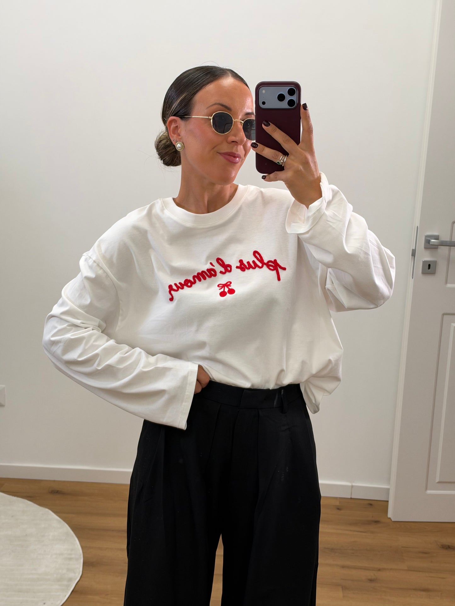Maglia " Plus D'amour" Lumina
