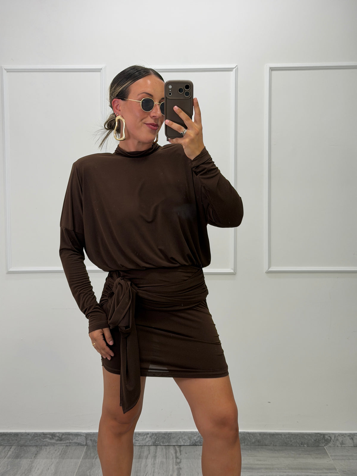 Vestito Brown Lumina